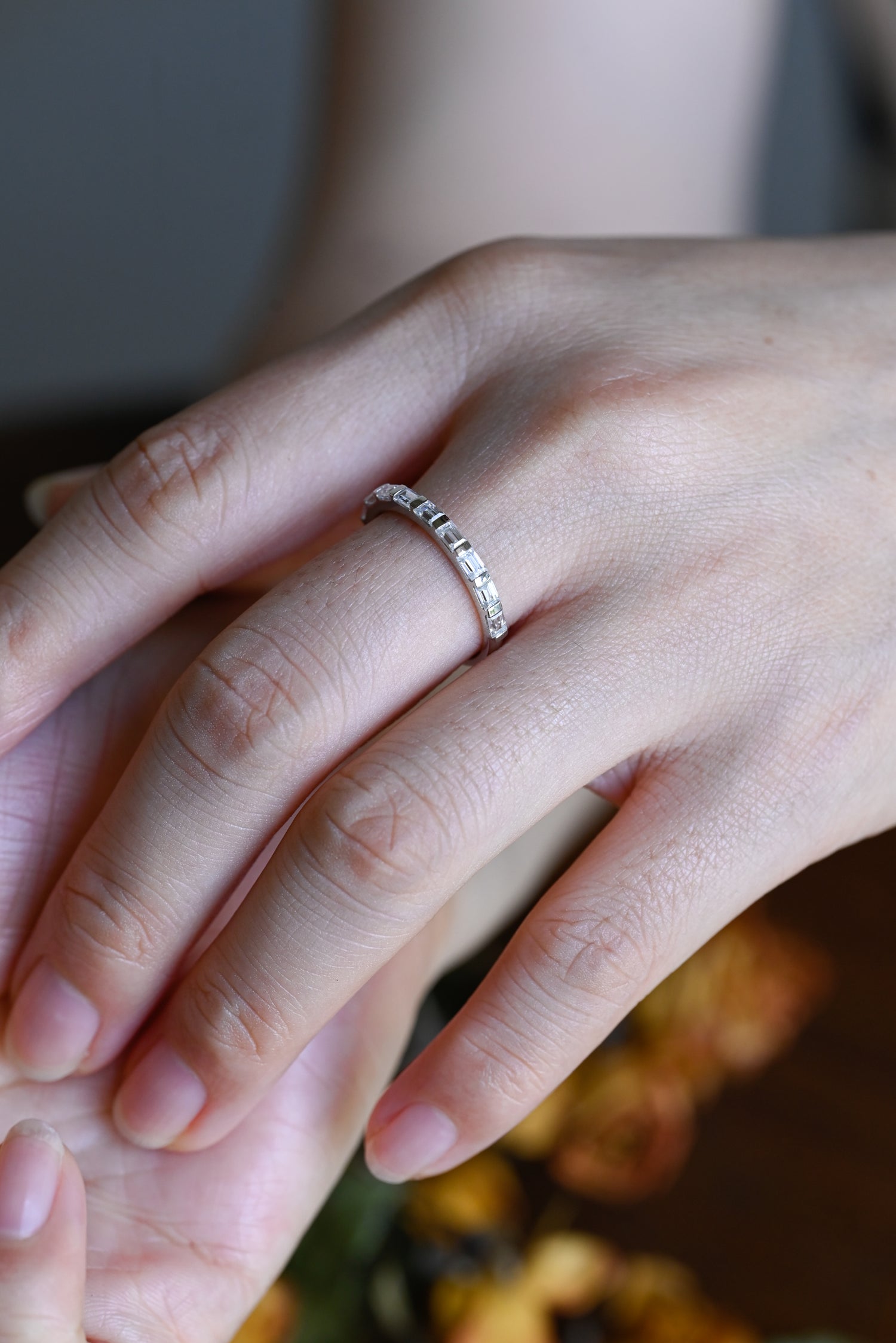 moissanite women's wedding rings