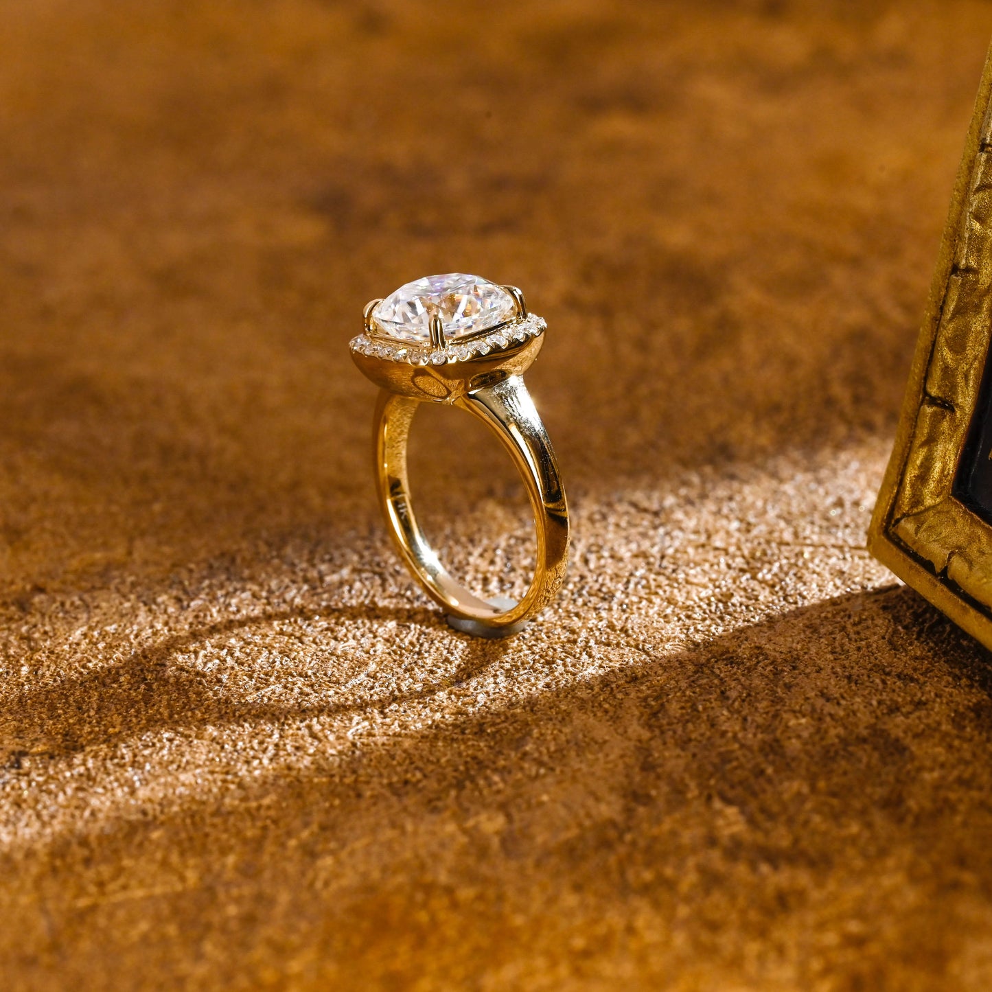 CausYou cushion cut diamond engagement ring Solid Gold D/VS1 Cushion Cut Lab Grown Diamond Engagement Ring, Promise Ring, Gift for Wife