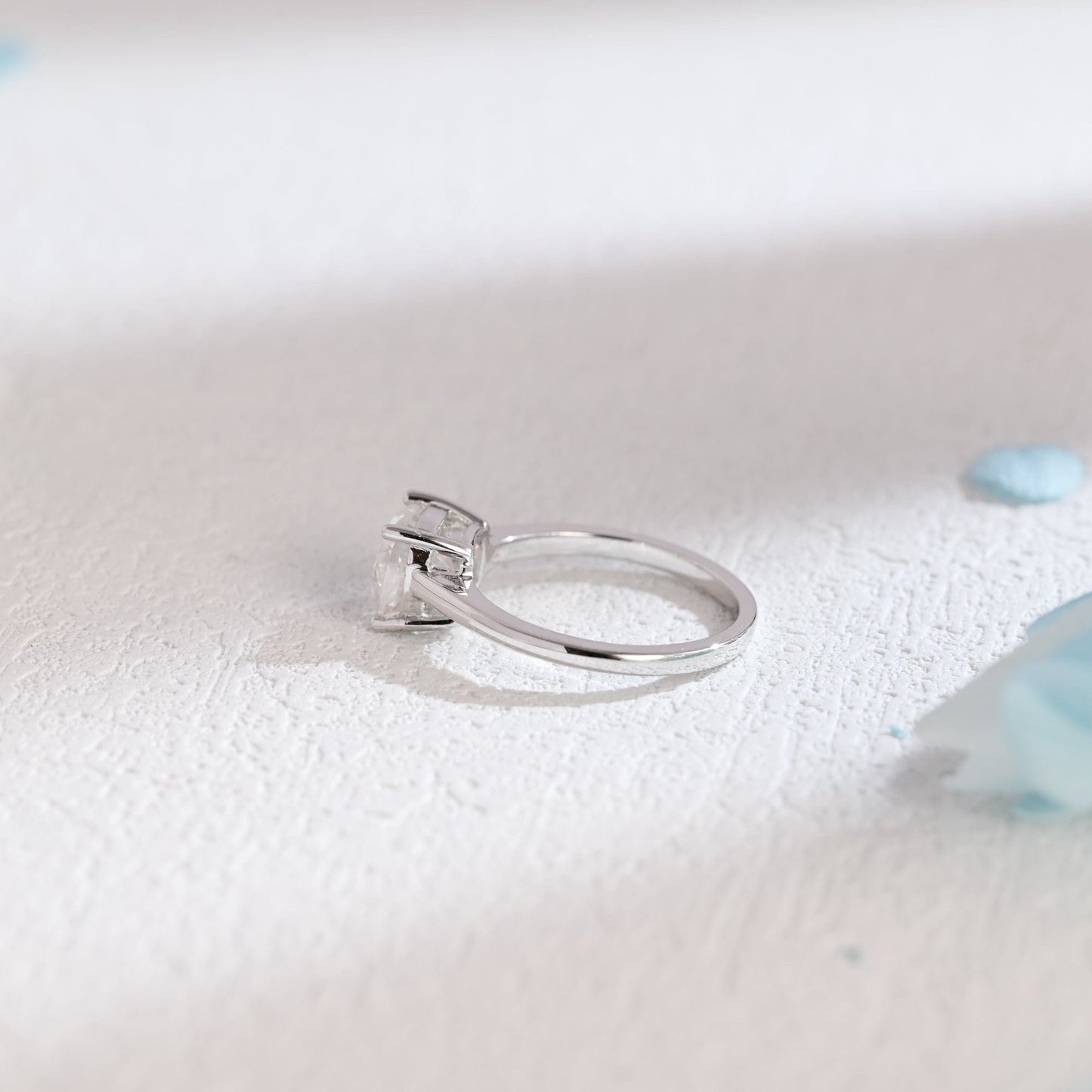 CausYou cushion cut moissanite engagement ring CausYou Solid Gold Cushion Cut Moissanite Engagement Ring, Promise Ring, Proposal Ring, Gift for Women Wife
