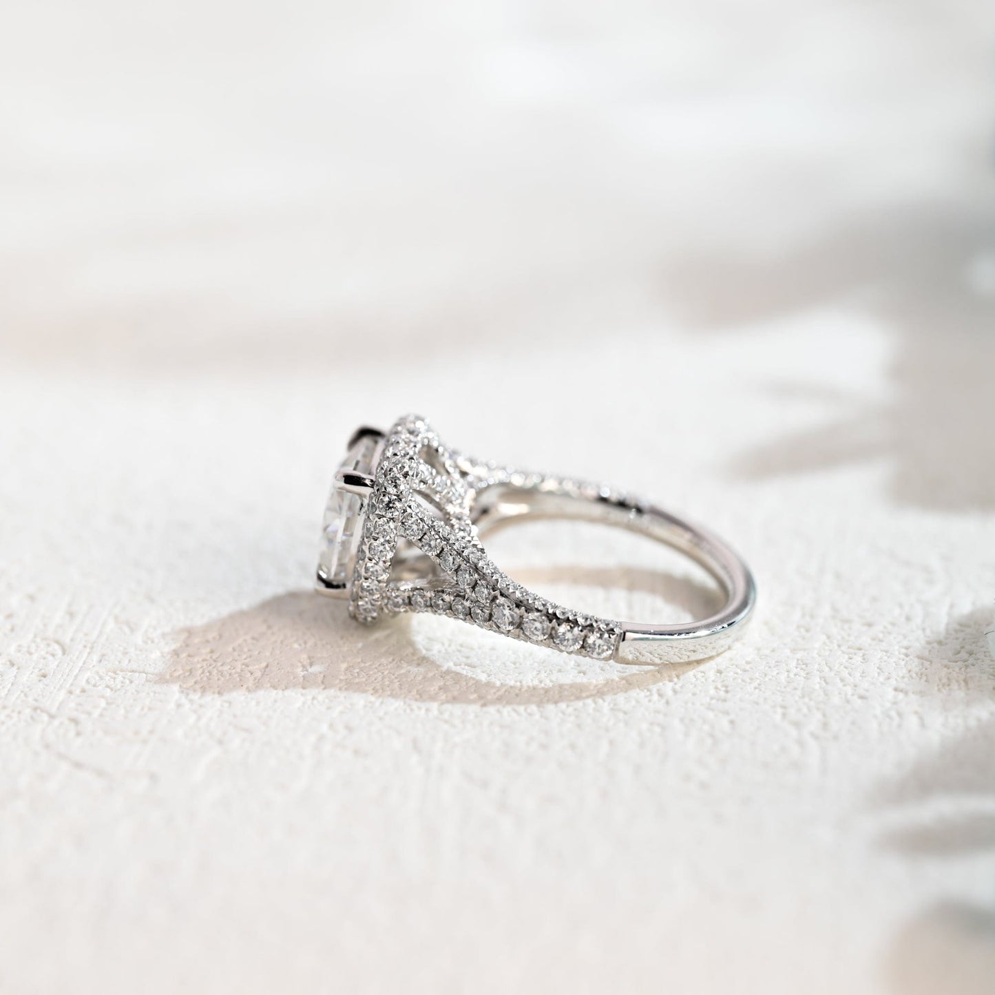 CausYou cushion cut moissanite engagement ring Solid Gold Cushion Cut Moissanite Engagement Ring, Vintage Promise Ring, Proposal Ring, Gift for Woman, Wife