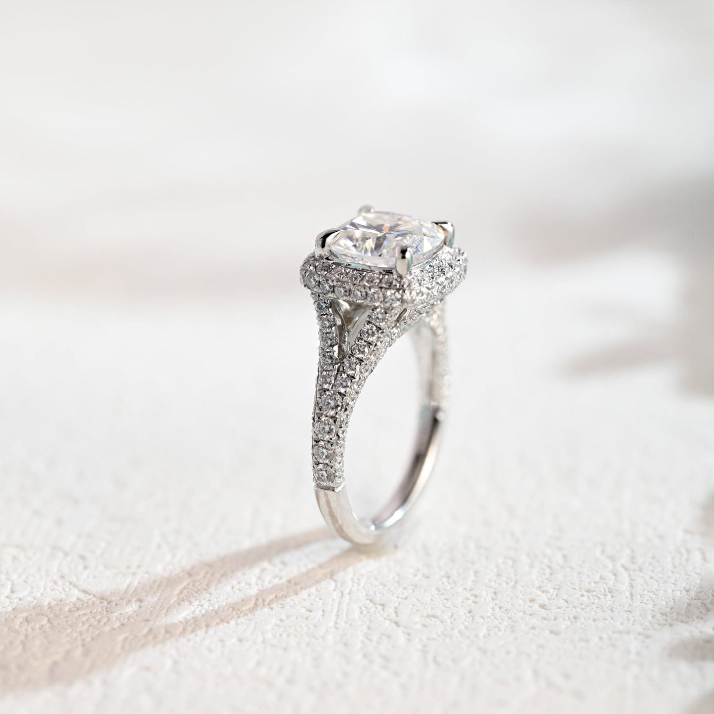 CausYou cushion cut moissanite engagement ring Solid Gold Cushion Cut Moissanite Engagement Ring, Vintage Promise Ring, Proposal Ring, Gift for Woman, Wife