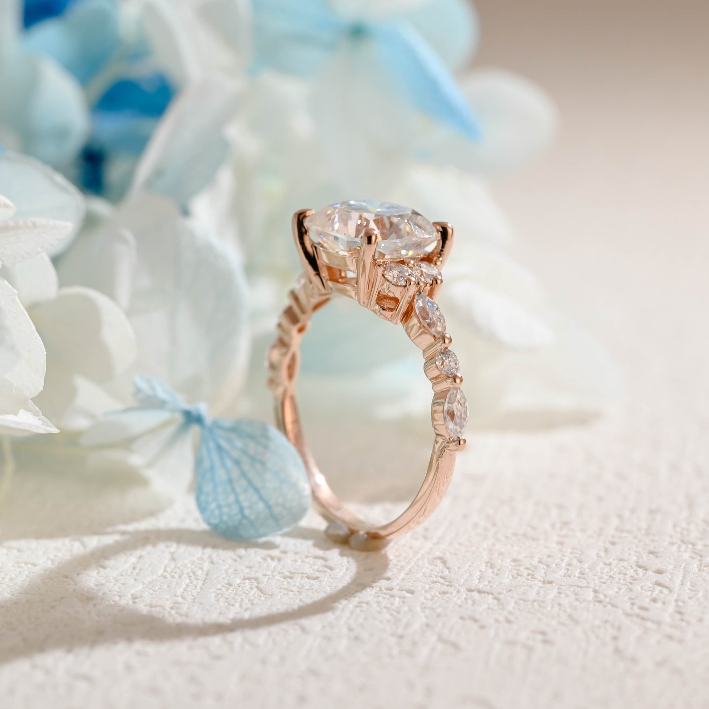 CausYou cushion cut moissanite engagement ring Solid Gold Cushion Cut Moissanite Engagement Ring, Vintage Promise Ring, Proposal Ring, Gift for Women Wife
