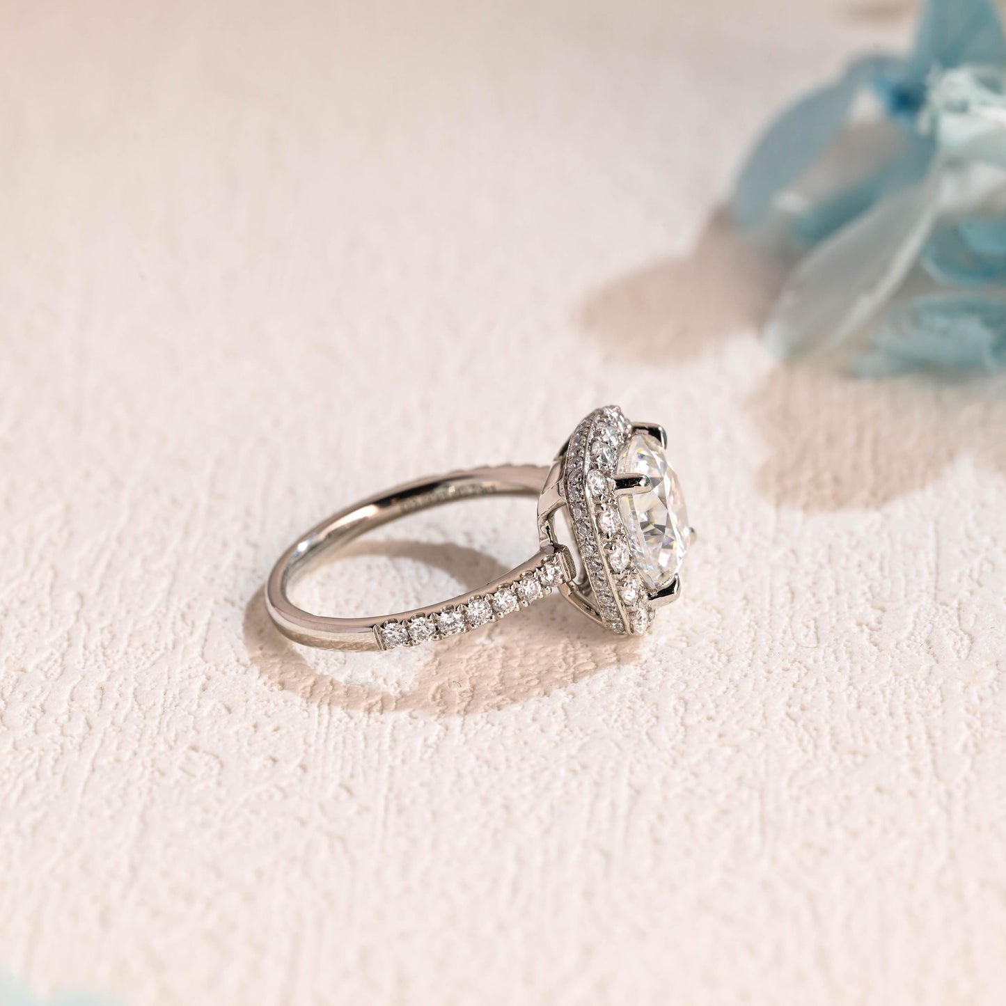 CausYou cushion cut moissanite engagement ring Solid Gold Cushion Cut Moissanite Engagement Ring, Vintage Wedding Ring, Promise Ring, Gift for Women Wife
