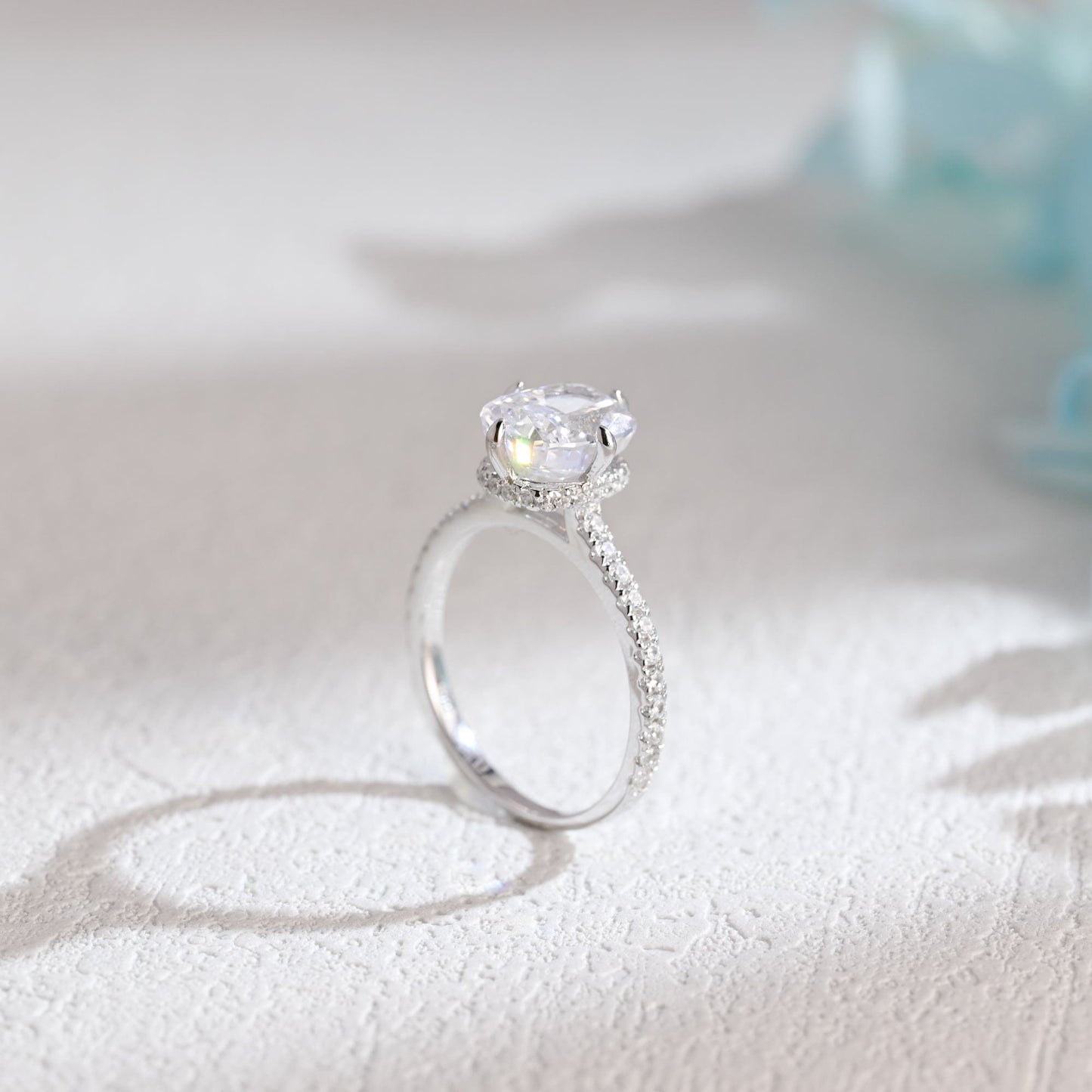 CausYou cushion cut moissanite engagement ring Solid Gold Elongated Cushion Cut Moissanite Engagement Ring, Promise Ring, Proposal Ring, Gift for Woman, Wife