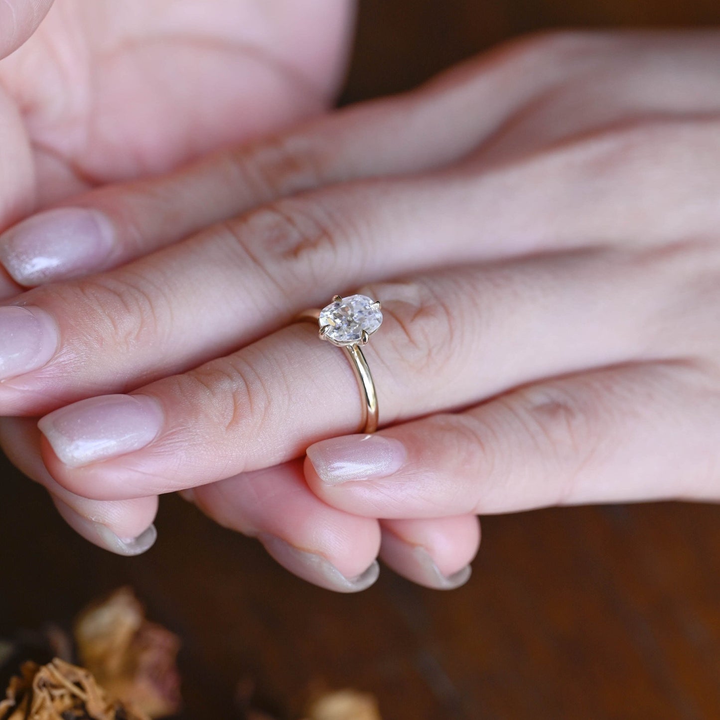 CausYou cushion cut moissanite engagement ring Solid Gold Old European Elongated Cushion Cut Moissanite Engagement Ring Compass Ring