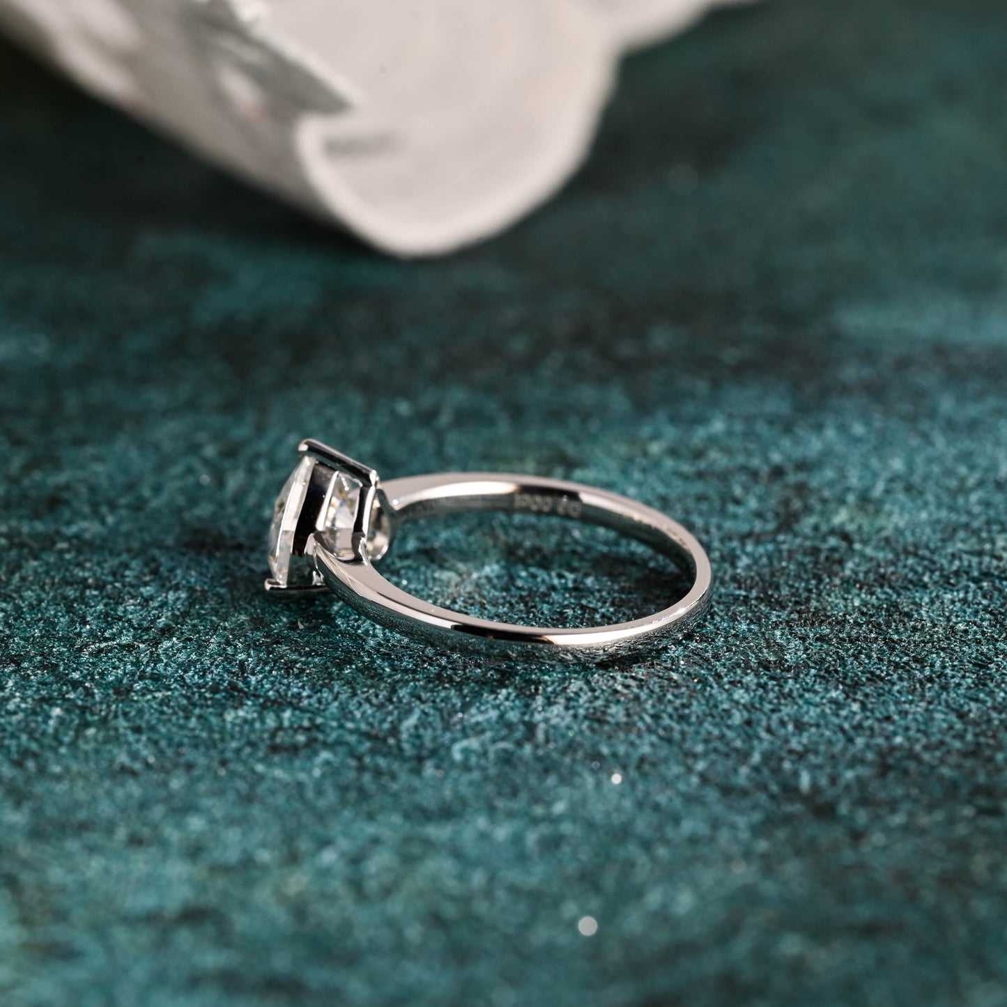 CausYou heart cut diamond engagement ring CausYou Solid Gold D/VS1 Heart Cut Lab Grown Diamond Engagement Ring, Promise Ring, Minimalist Proposal Ring, Gift for Woman, Wife