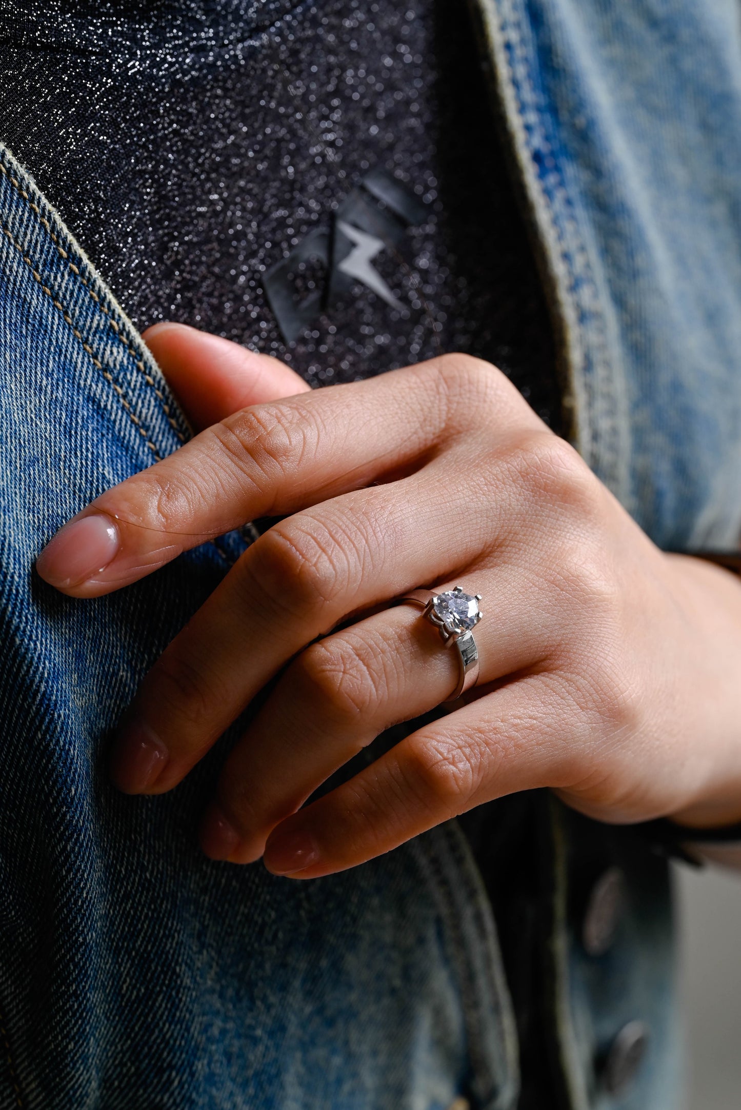 CausYou Heart cut moissanite engagement ring CausYou Solid Gold 3.5mm Width Heart Cut Moissanite Engagement Ring, Solitaire Promise Ring, Proposal Ring, Gift for Women Wife