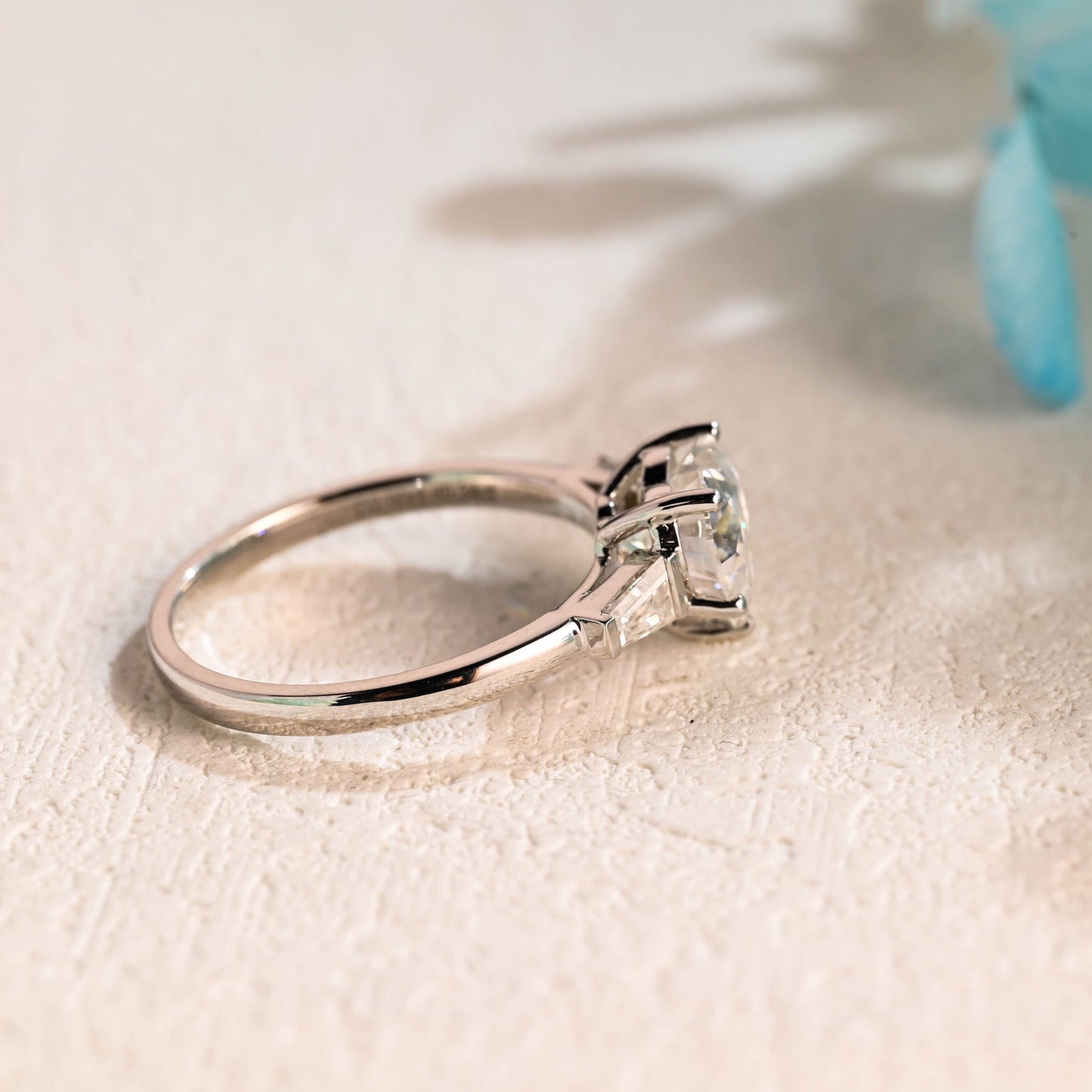 CausYou Heart cut moissanite engagement ring Solid Gold Heart Cut Moissanite Engagement Ring, Promise Ring, Proposal Ring, Gift for Women Wife