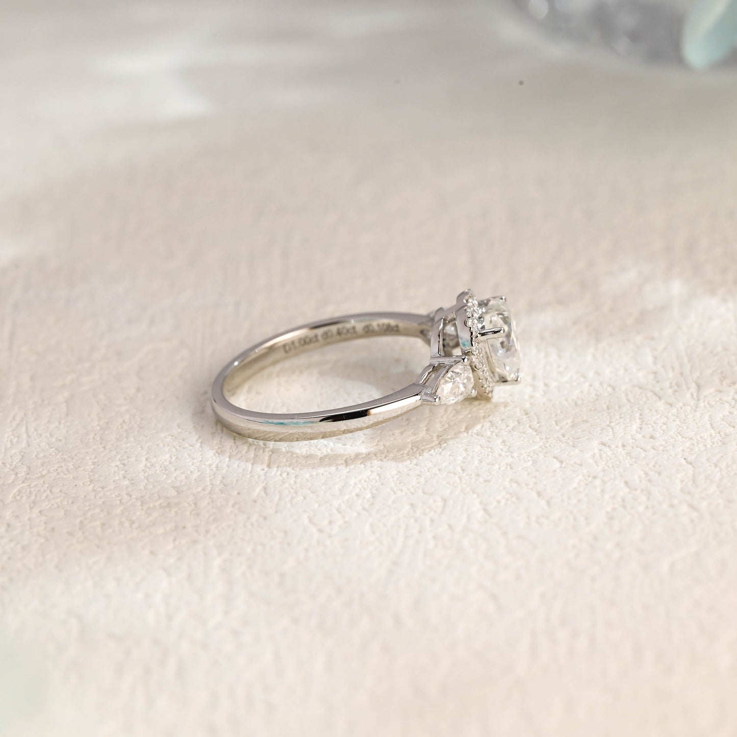 CausYou Heart cut moissanite engagement ring Solid Gold Heart Cut Moissanite Engagement Ring, Promise Ring, Proposal Ring, Gift for Women Wife