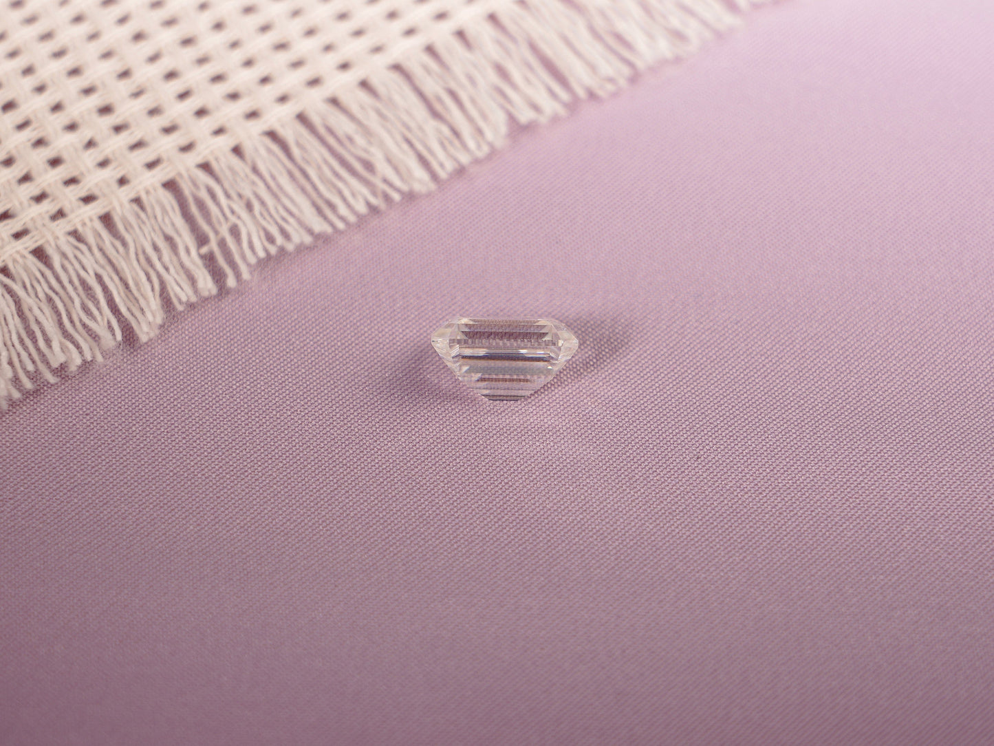 CausYou Loose Stone Emerald Cut Moissanite Loose Stone, D Color VVS1 Clarity for Jewelry Making