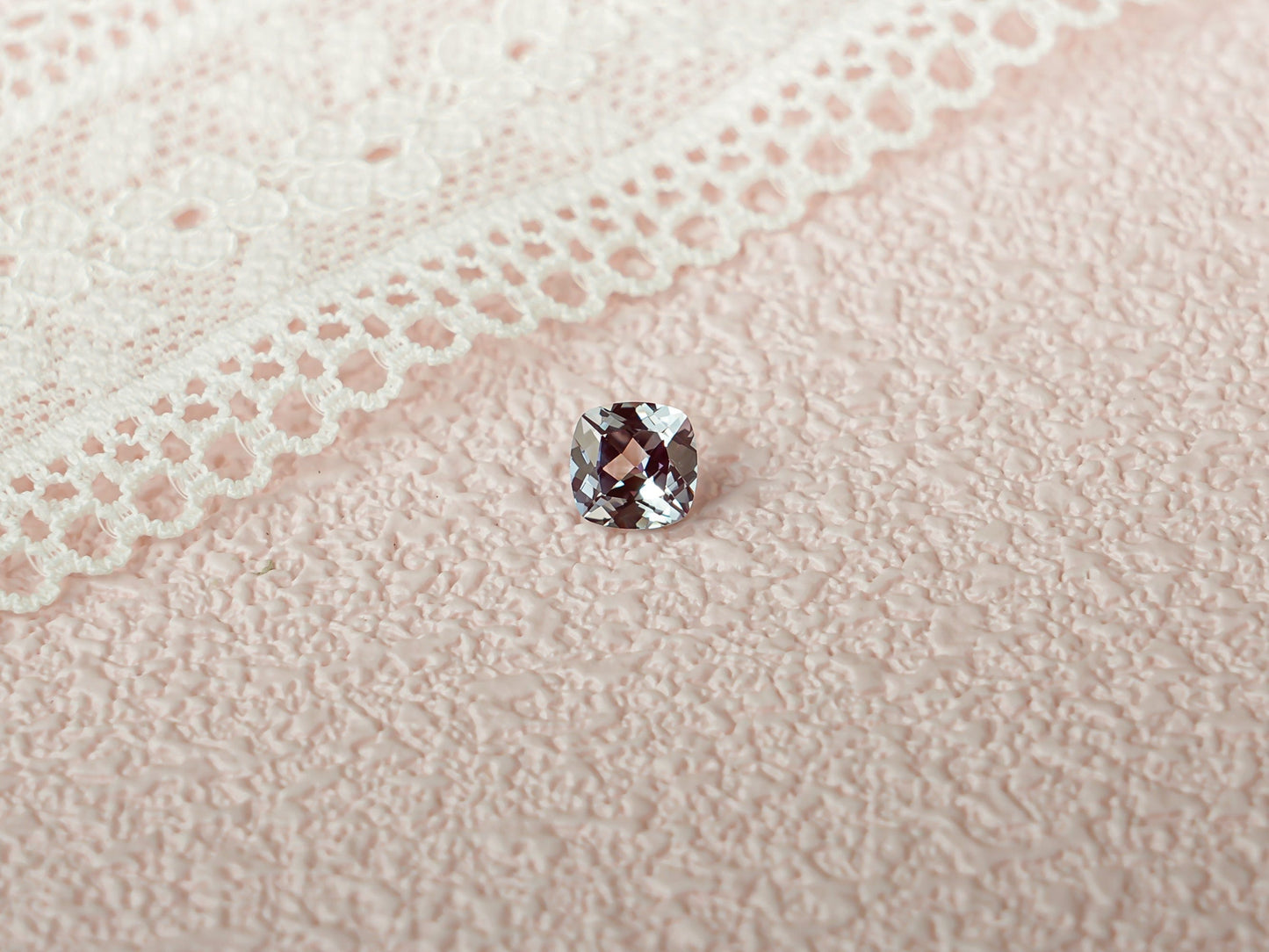 CausYou Loose Stone Lab Grown Cushion Cut Alexandrite Loose Stone for Jewelry Making