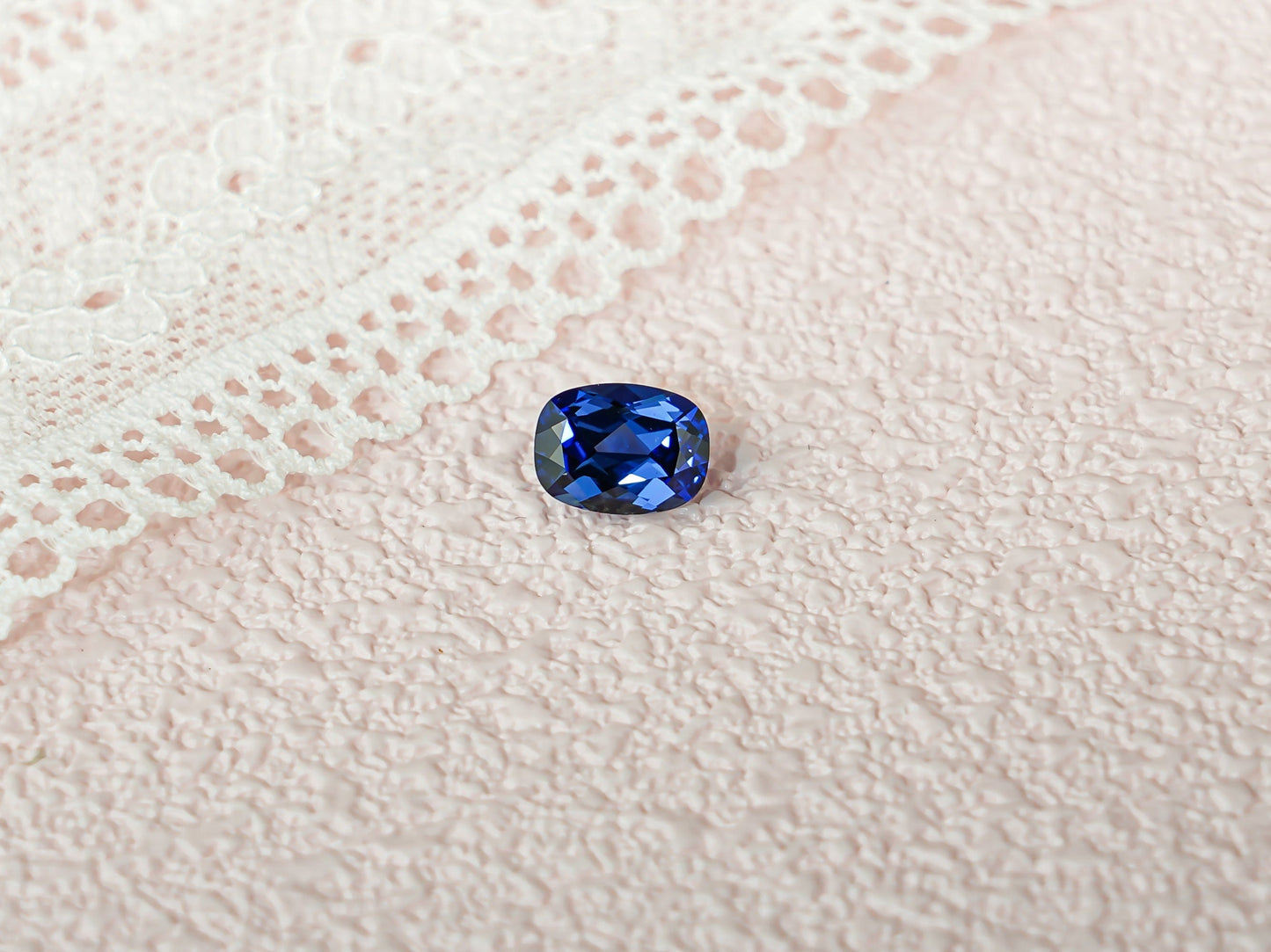 CausYou Loose Stone Lab Grown Elongated Cushion Cut Sapphire Loose Stone for Jewelry Making