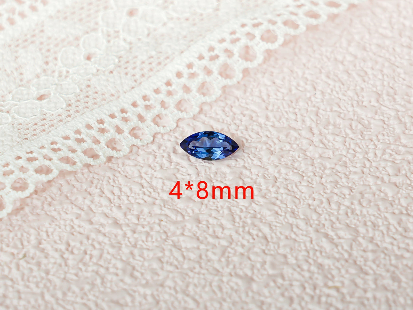 CausYou Loose Stone Lab Grown Marquise Cut Sapphire Loose Stone for Jewelry Making