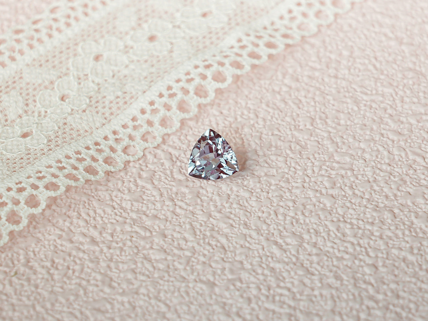 CausYou Loose Stone Lab Grown Trillion Cut Alexandrite Loose Stone for Jewelry Making