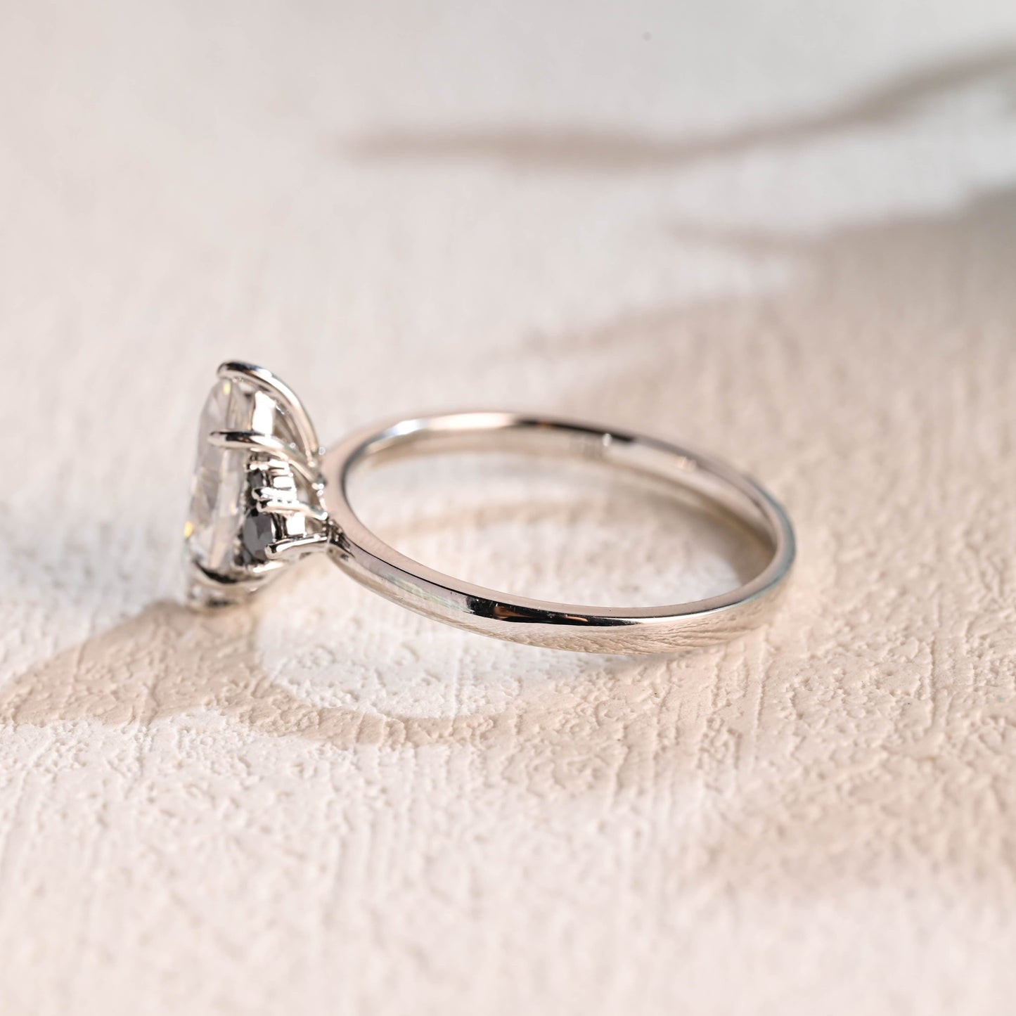 CausYou Marquise cut moissanite engagement ring Solid Gold Marquise Cut Moissanite Engagement Ring, Promise Ring, Proposal Ring, Gift for Woman, Wife