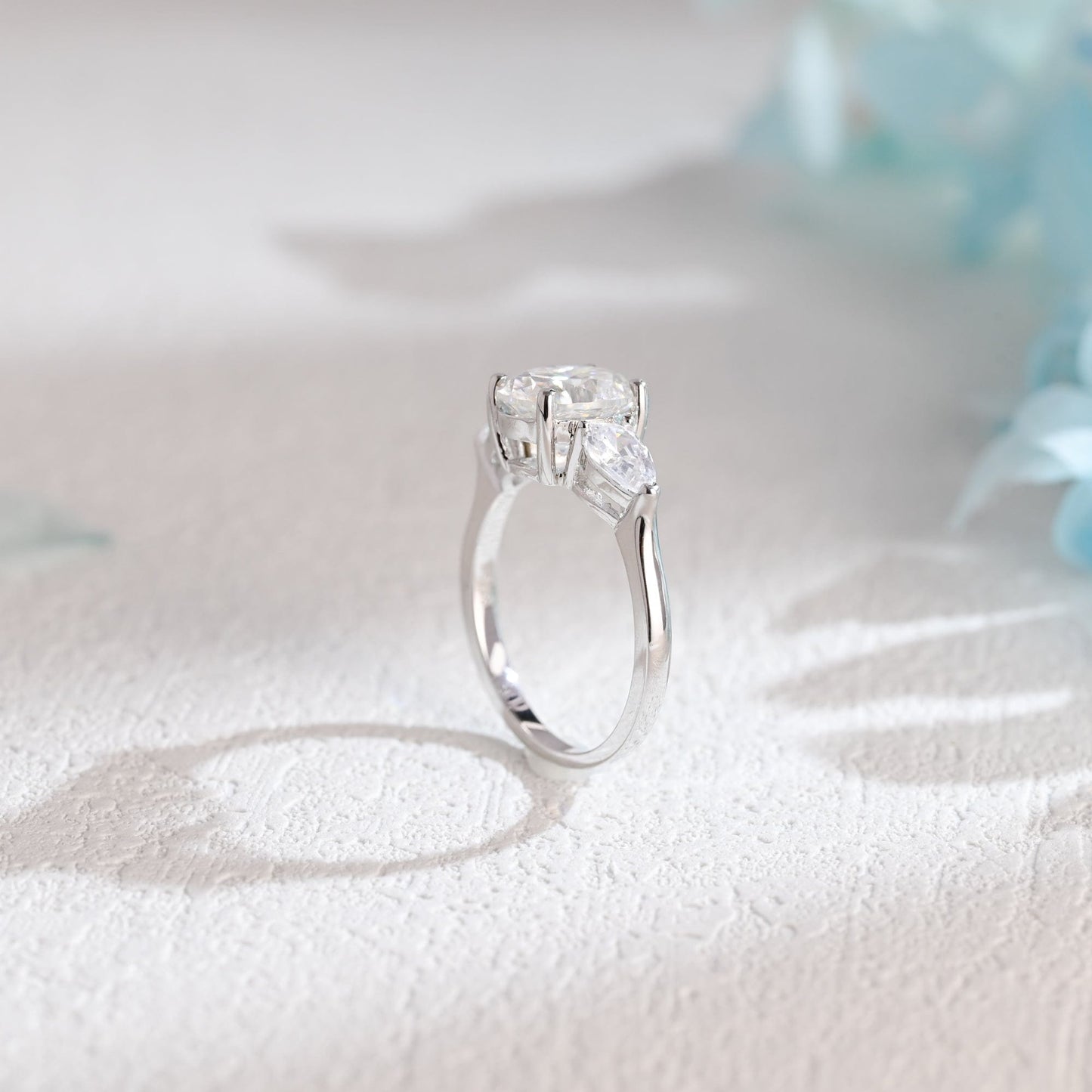 CausYou oval cut moissanite engagement ring Solid Gold Oval Cut Moissanite Engagement Ring, Promise Ring, Proposal Ring, Gift for Woman, Wife