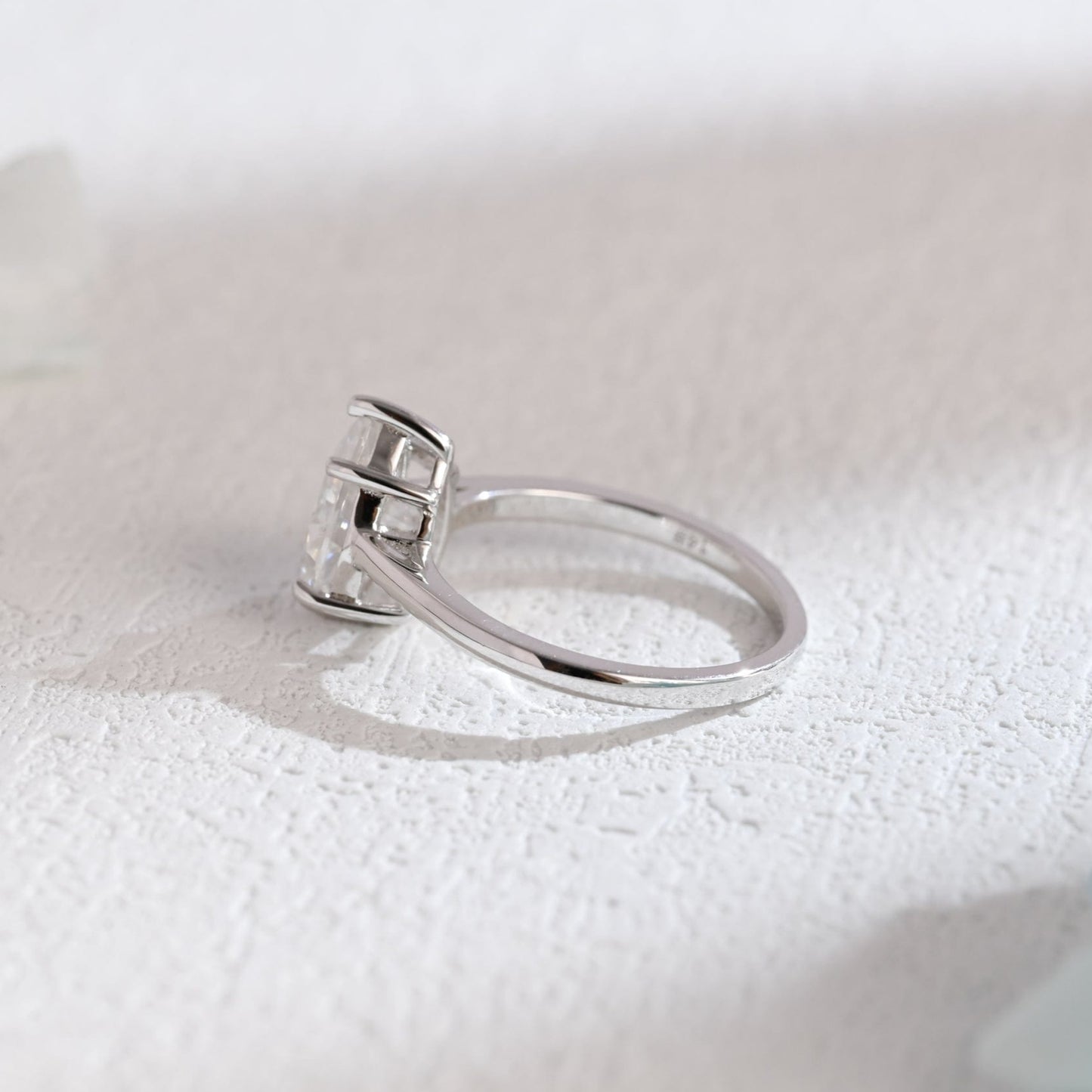CausYou pear cut moissanite engagement ring Solid Gold Pear Cut Moissanite Engagement Ring, Promise Ring, Proposal Ring, Gift for Woman, Wife