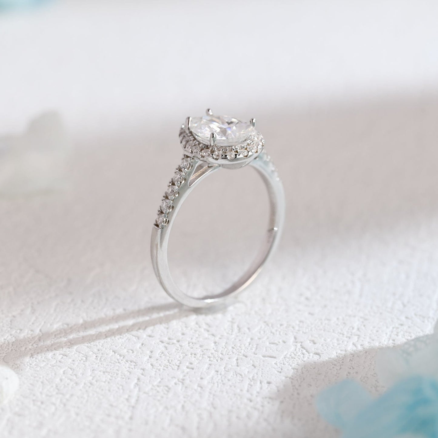 CausYou pear cut moissanite engagement ring Solid Gold Pear Cut Moissanite Engagement Ring, Promise Ring, Proposal Ring, Gift for Woman, Wife