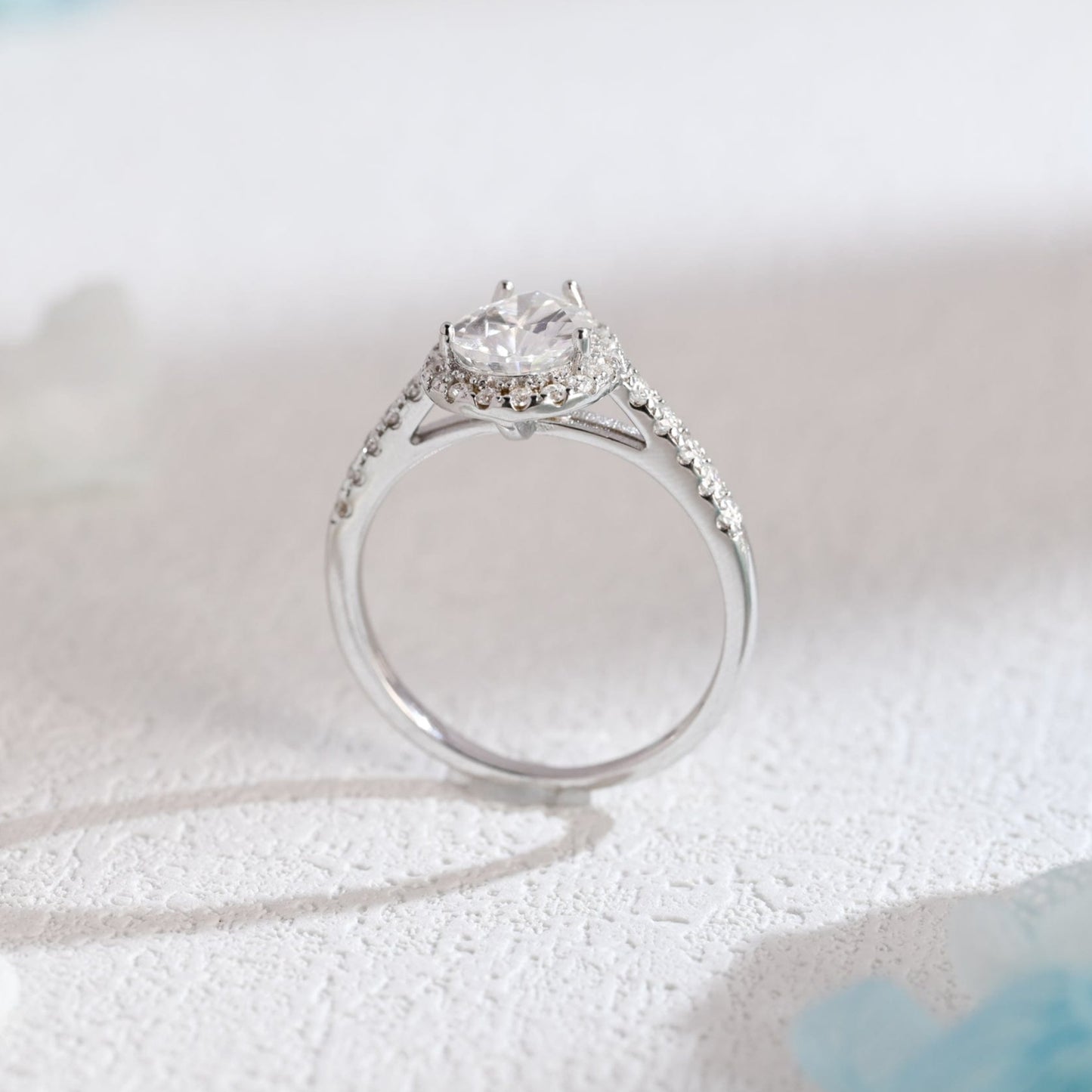 CausYou pear cut moissanite engagement ring Solid Gold Pear Cut Moissanite Engagement Ring, Promise Ring, Proposal Ring, Gift for Woman, Wife