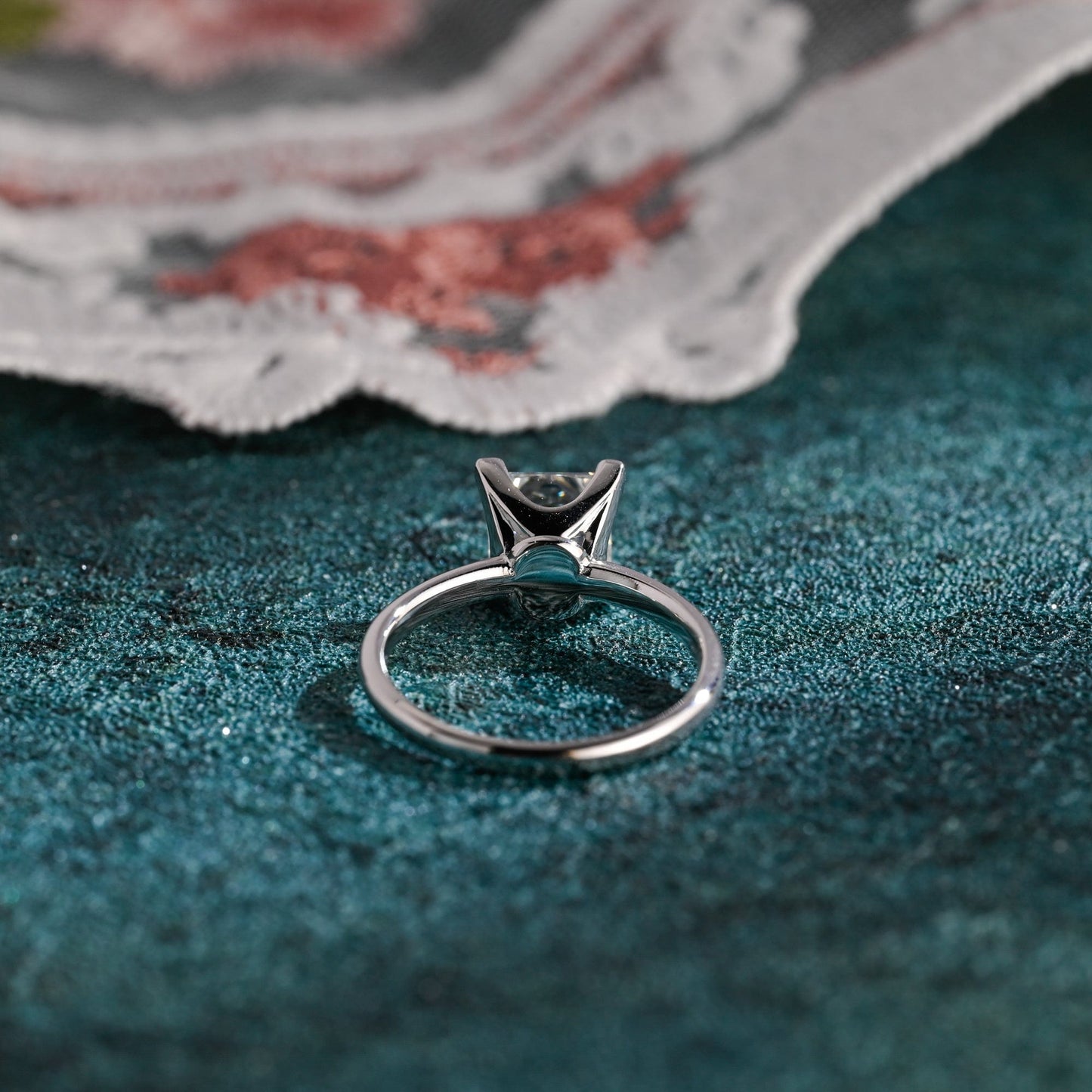 CausYou princess cut diamond engagement ring CausYou Solid Gold D/VS1 Princess Cut Diamond Engagement Ring, Lab Grown Diamond Solitaire Ring, Promise Ring, Gift for Women Wife