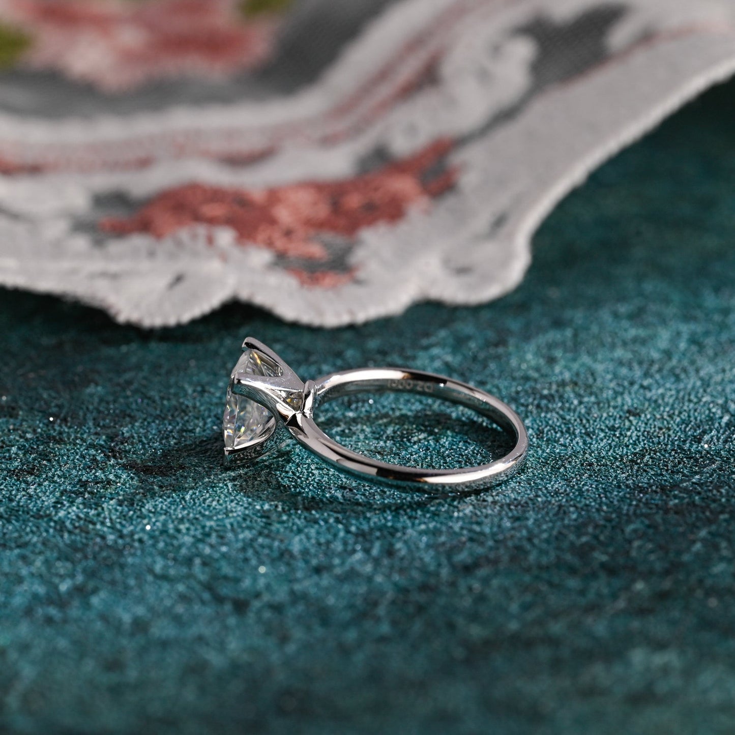 CausYou princess cut diamond engagement ring CausYou Solid Gold D/VS1 Princess Cut Diamond Engagement Ring, Lab Grown Diamond Solitaire Ring, Promise Ring, Gift for Women Wife