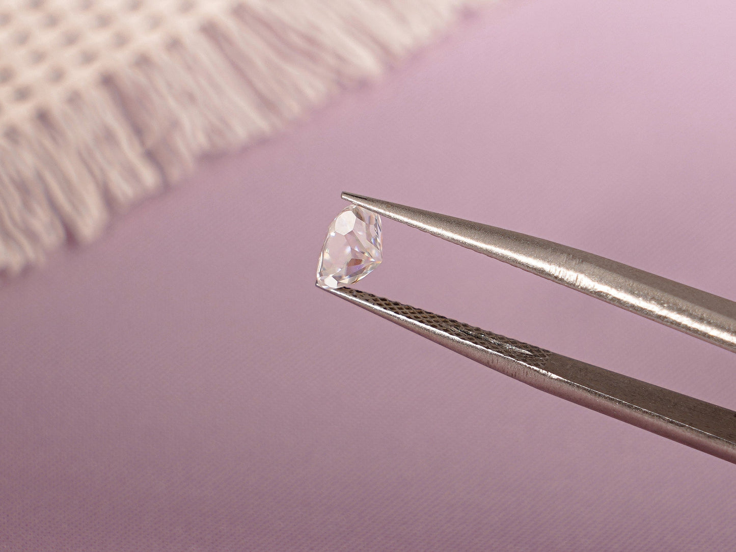 CausYou Rings Cushion D Color VVS1 Clarity GRA Certified Crushed Ice Loose Stone for Jewelry Making Anniversary Gift