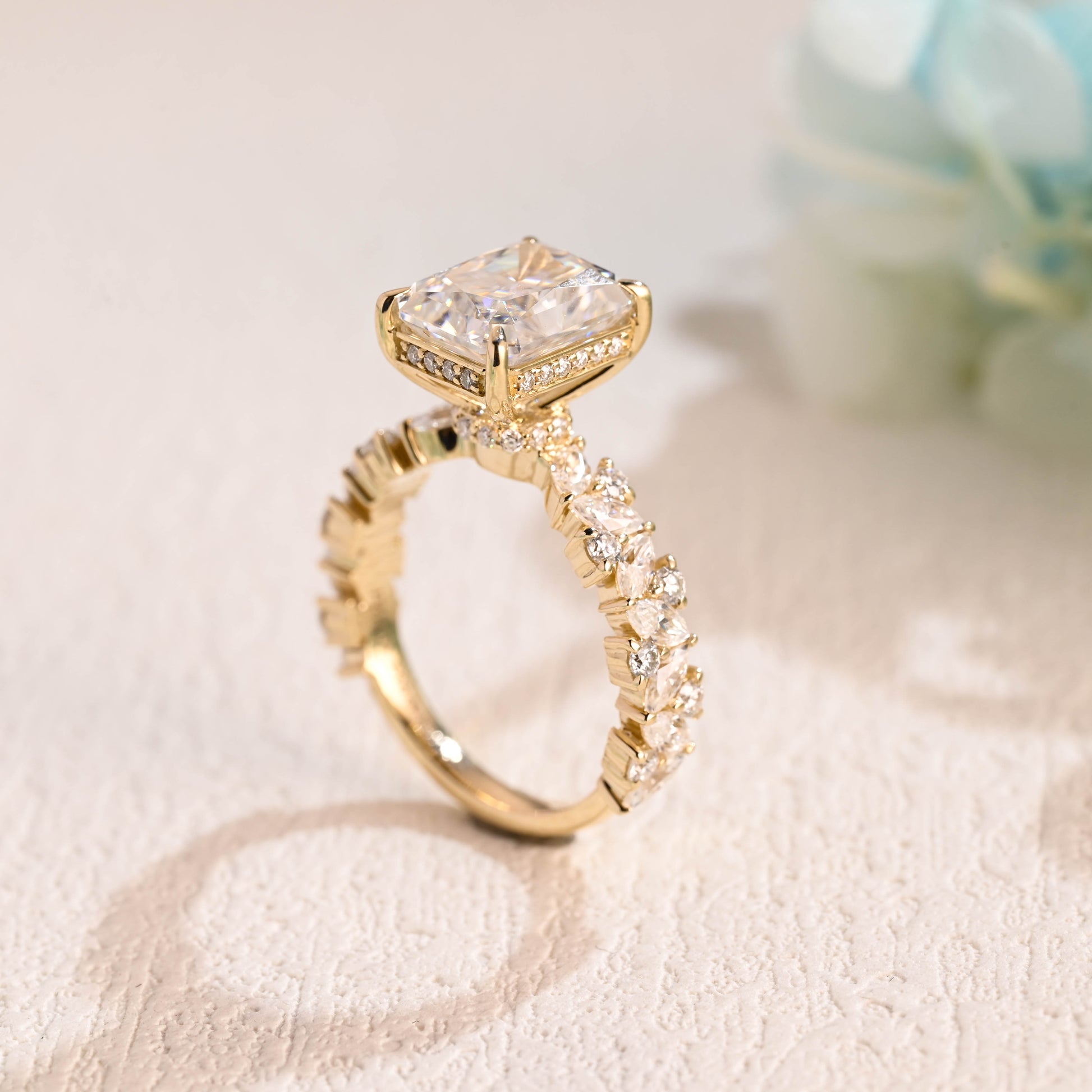 solid-gold-radiant-cut-moissanite-engagement-ring