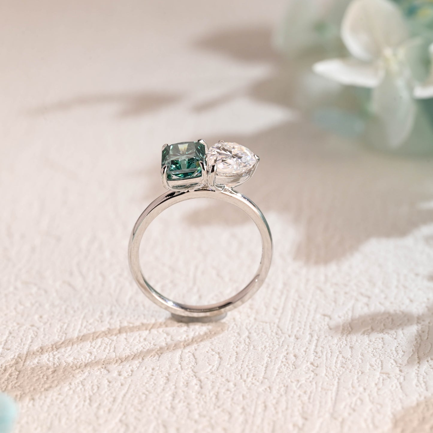 toi-et-moi-engagement-ring-green-moissanite-wedding-ring-radiant-ring