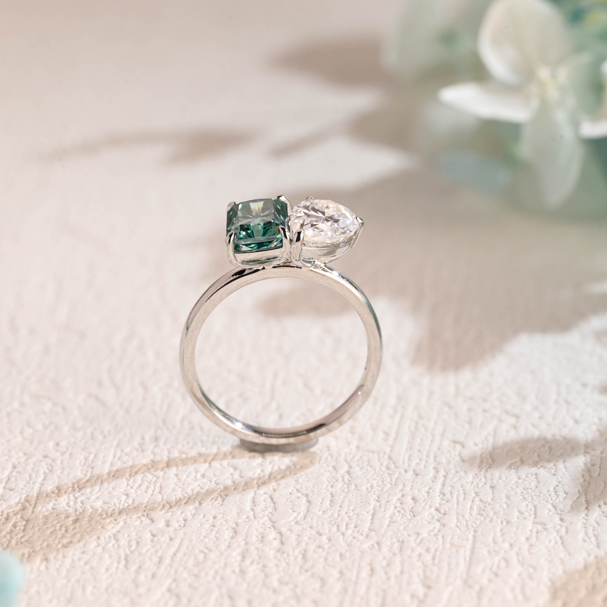 toi-et-moi-engagement-ring-green-moissanite-wedding-ring-radiant-ring