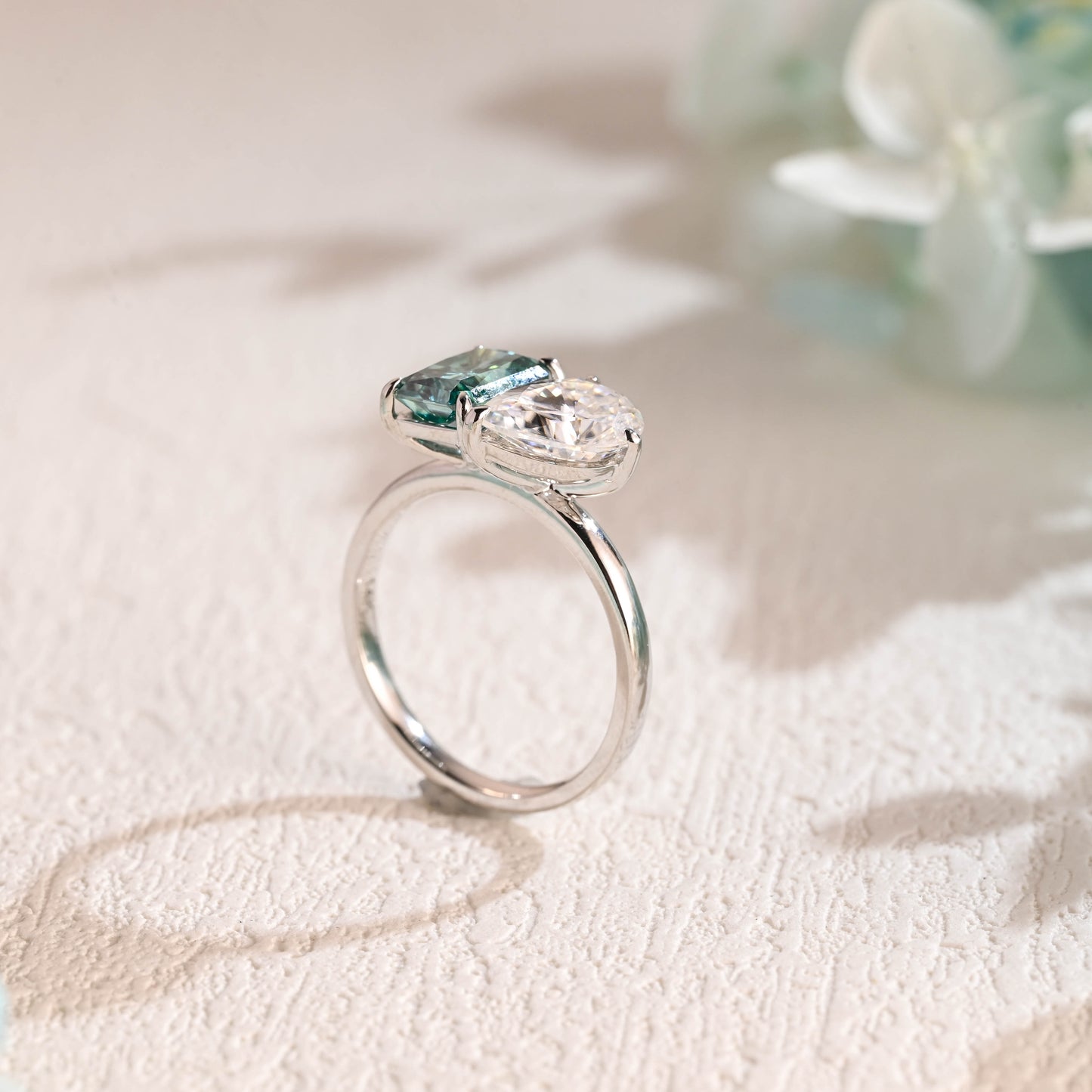 toi-et-moi-engagement-ring-green-moissanite-wedding-ring-radiant-ring