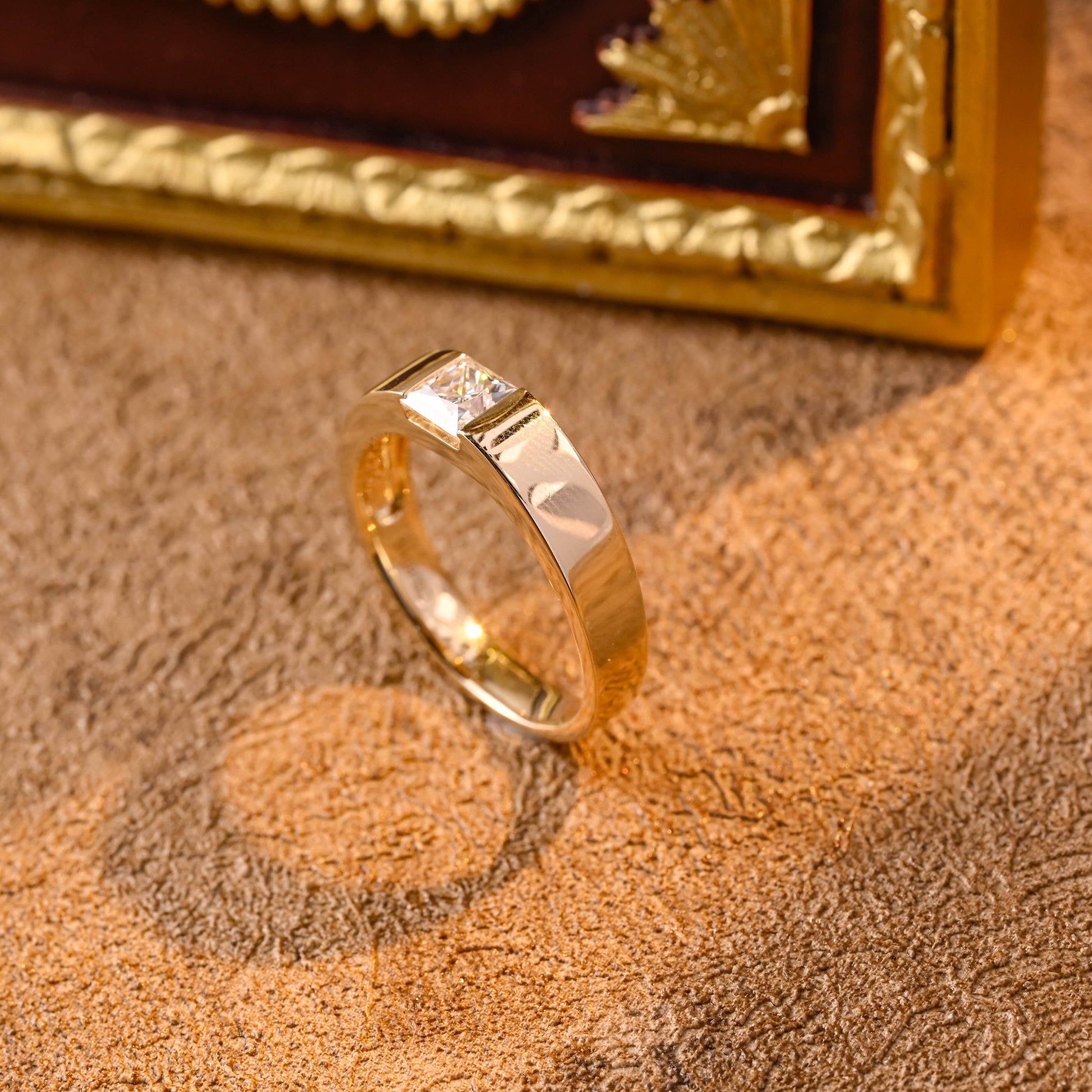 solid-gold-princess-cut-wedding-band-men