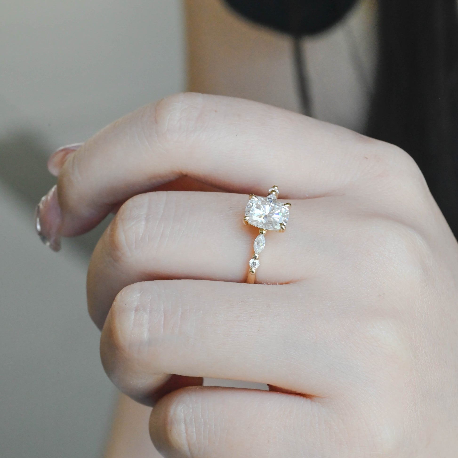 solid-gold-elongated-cushion-cut-moissanite-engagement-ring