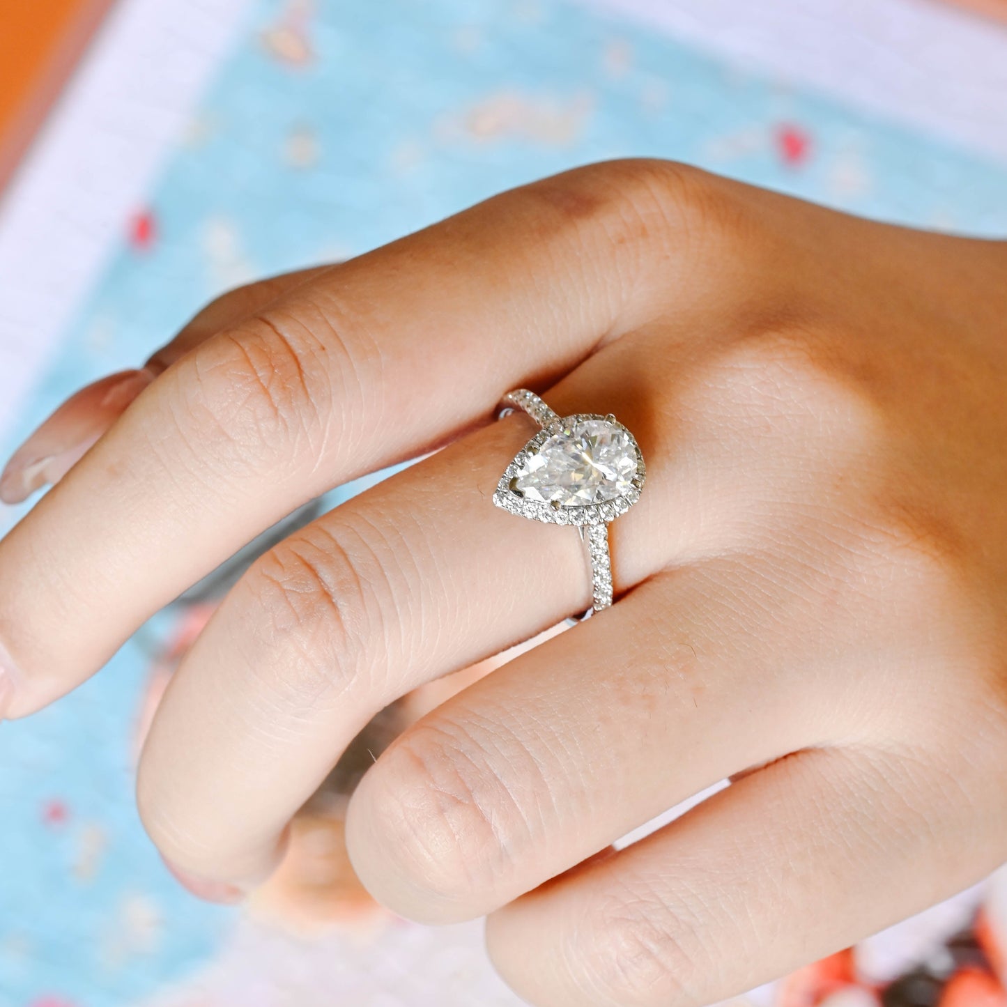 pear-cut-moissanite-ring