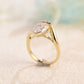 causyou-solid-gold-pear-cut-moissanite-engagement-ring