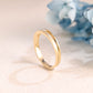 Solid Gold Round Cut Moissanite Wedding Band for Men