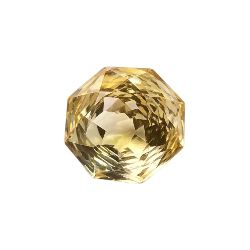 Natural Octagonal Rose-Cut Loose Gemstone for Birthstone Jewelry Making