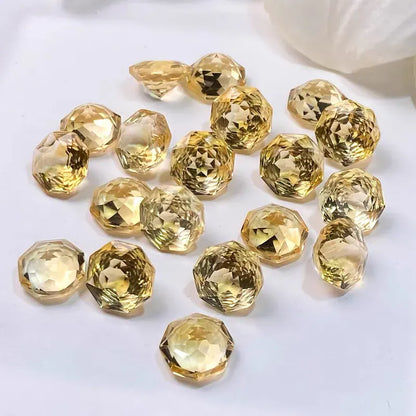Natural Octagonal Rose-Cut Loose Gemstone for Birthstone Jewelry Making