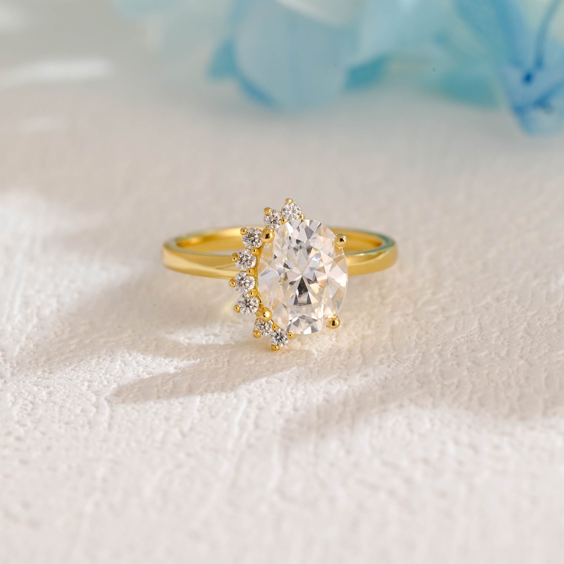 solid-gold-oval-cut-moissanite-engagement-ring