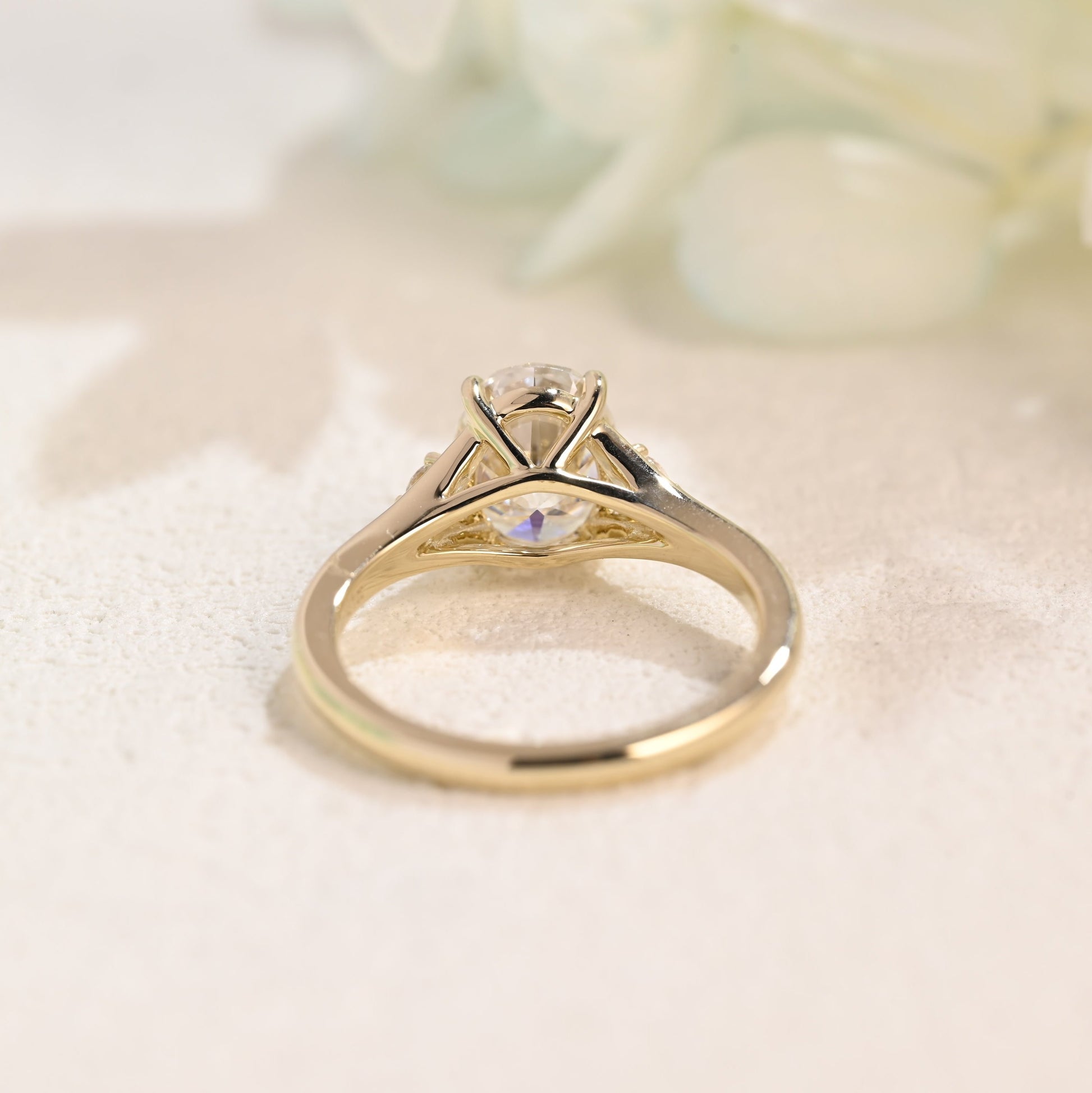 solid-gold-oval-cut-moissanite-engagement-ring