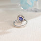 Solid-Gold-Oval-Cut-Lab-Grown-Sapphire-Engagement-Ring-Paved-Halo-Wedding-Ring