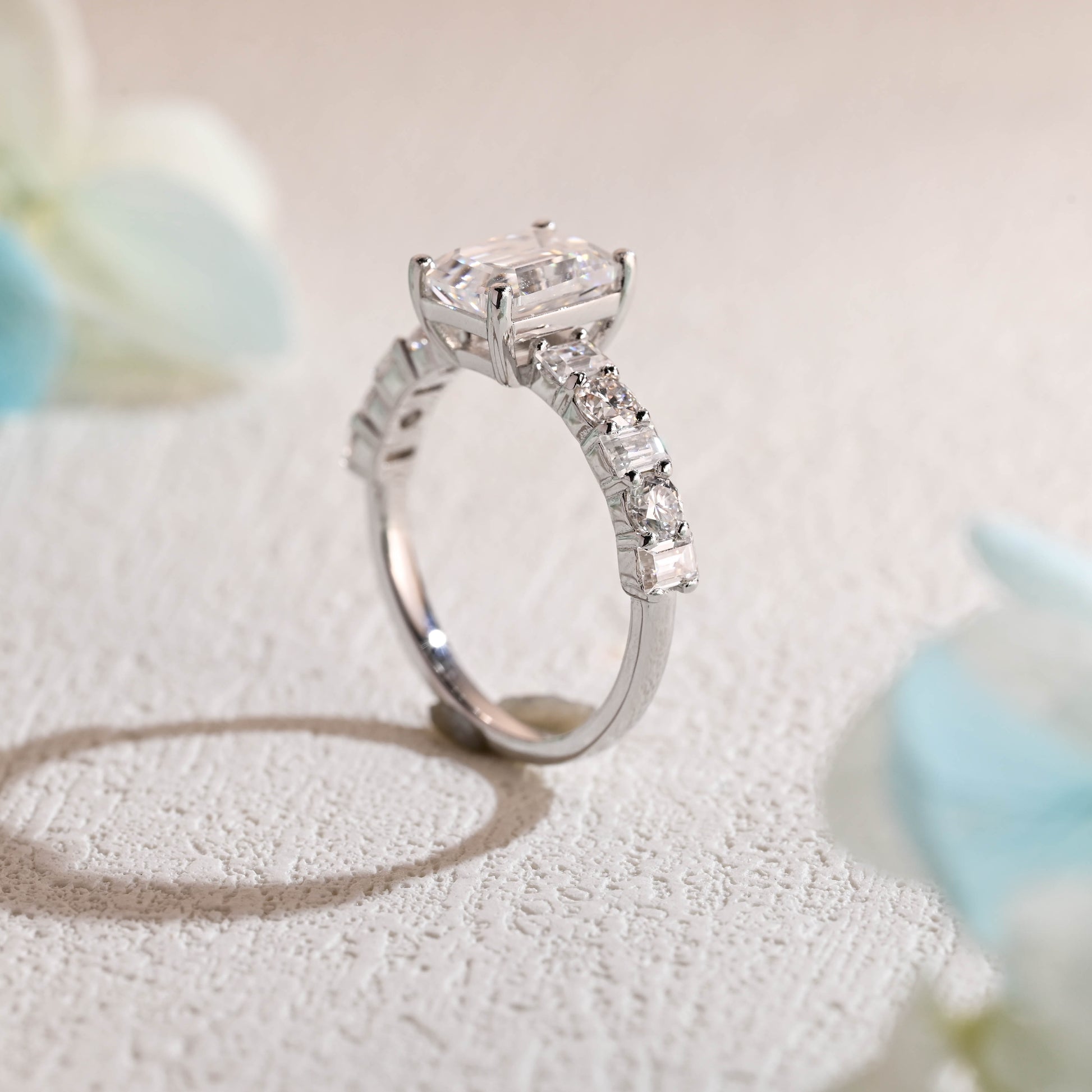 solid-gold-emerald-cut-moissanite-engagement-ring