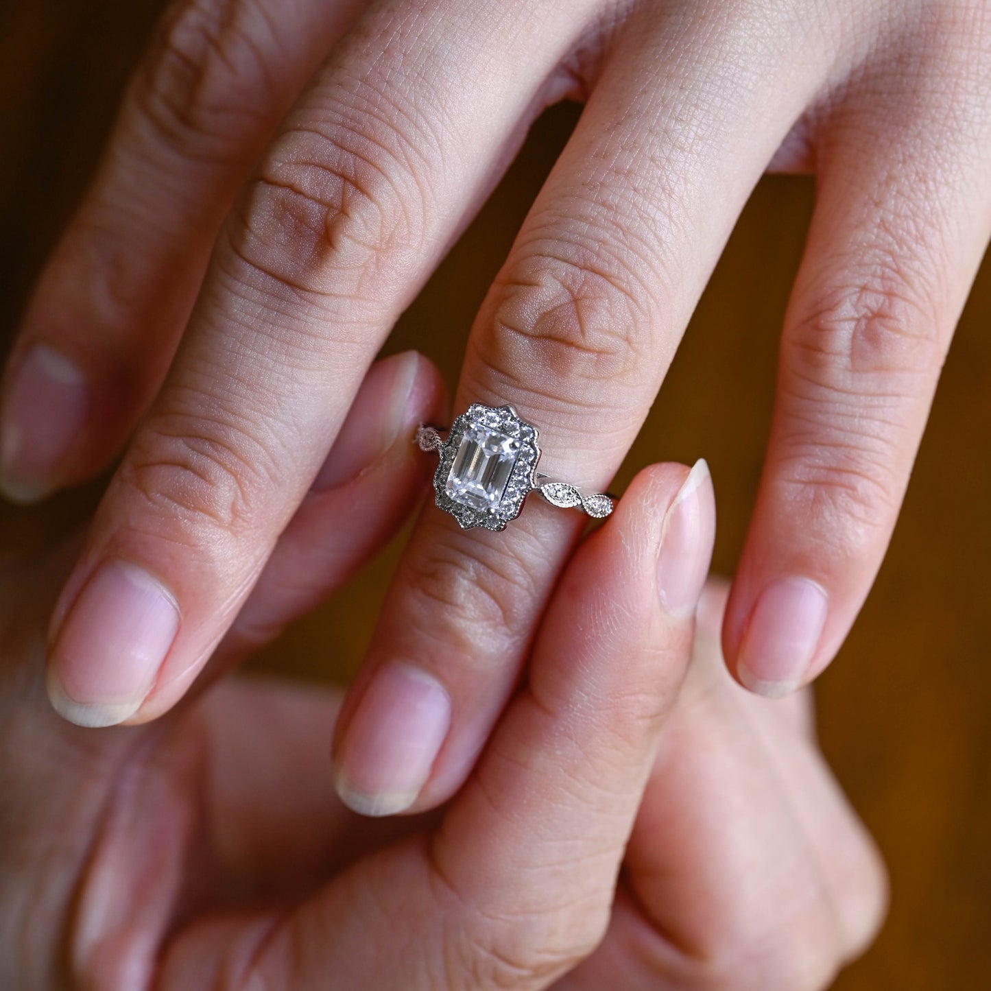 solid-gold-emerald-cut-moissanite-engagement-ring