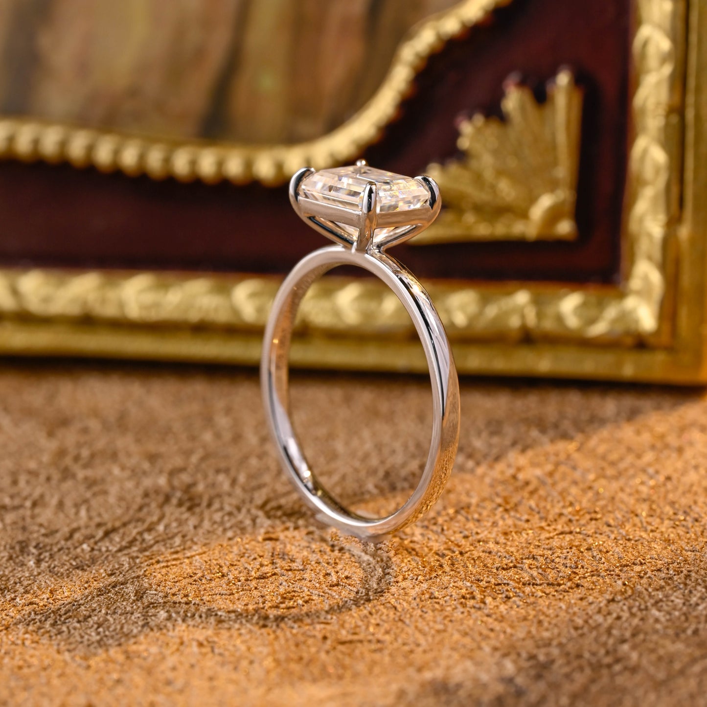 solid-gold-emerald-cut-diamond-engagement-ring-solitaire-ring