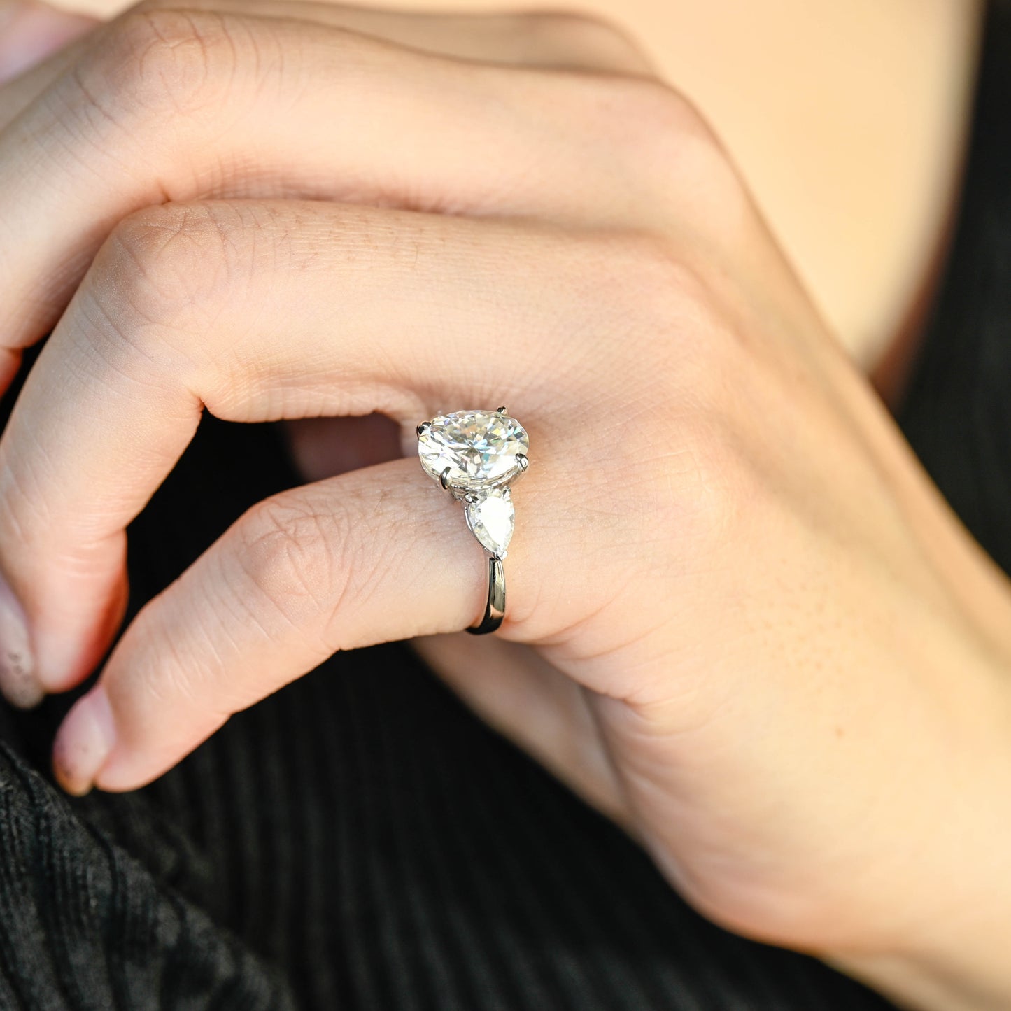 solid-gold-oval-cut-diamond-ring-three-stone-ring