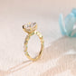 Oval-cut-moissanite-engagement-ring-solid-gold-ring-promise-ring-gift