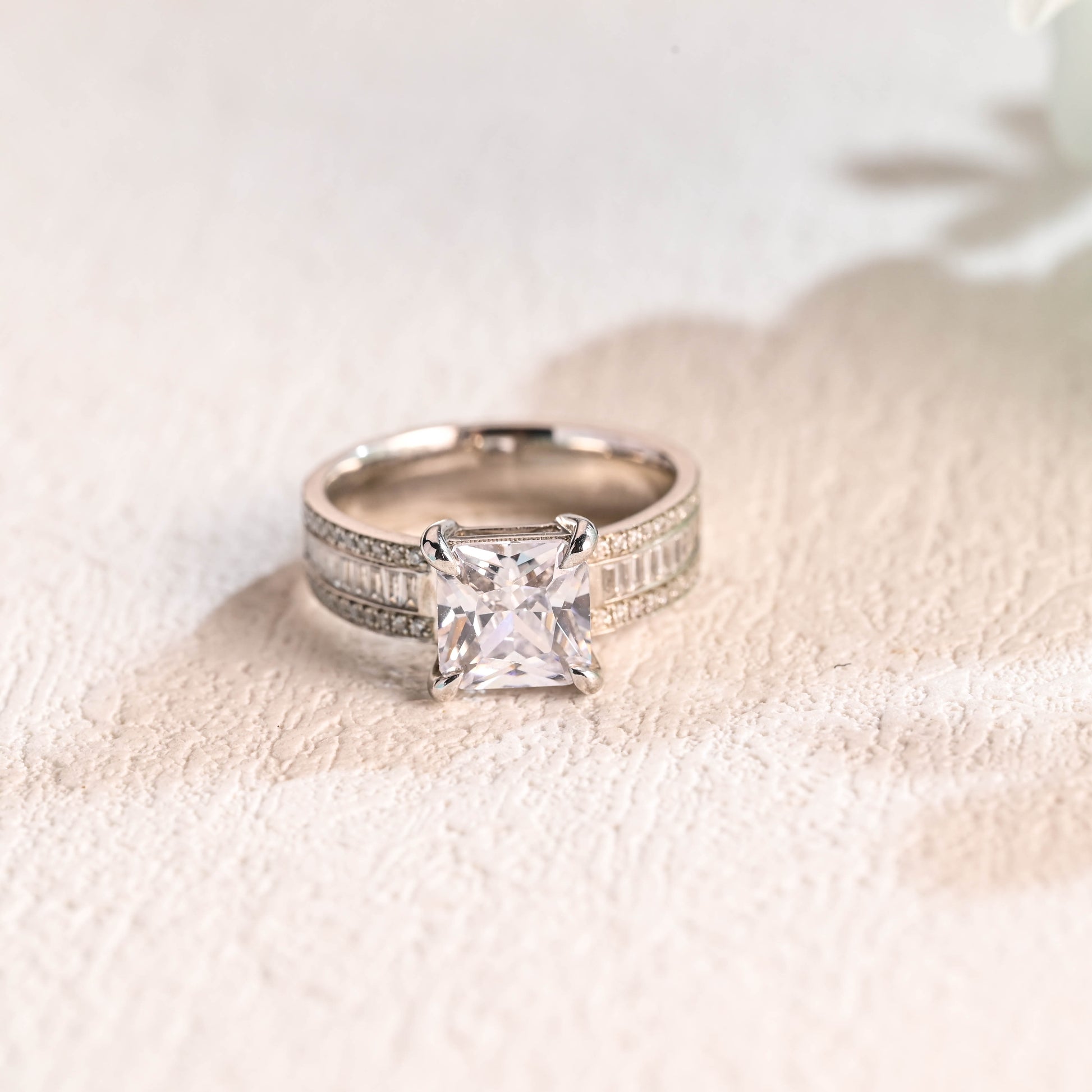 solid-gold-asscher-cut-moissanite-engagement-ring