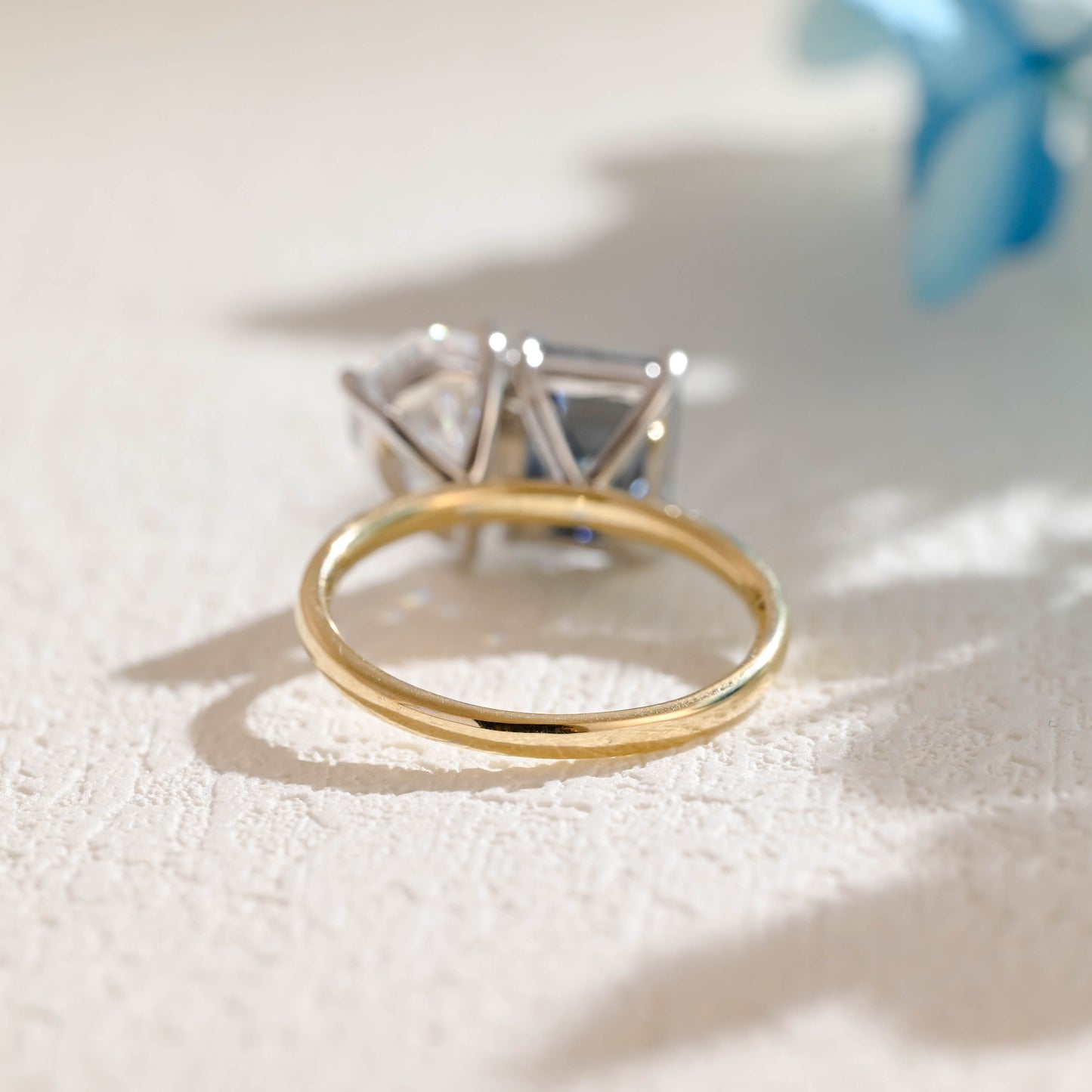 blue-moissanite-ring-toi-et-moi-engagement-ring-wedding-ring-two-tone-ring