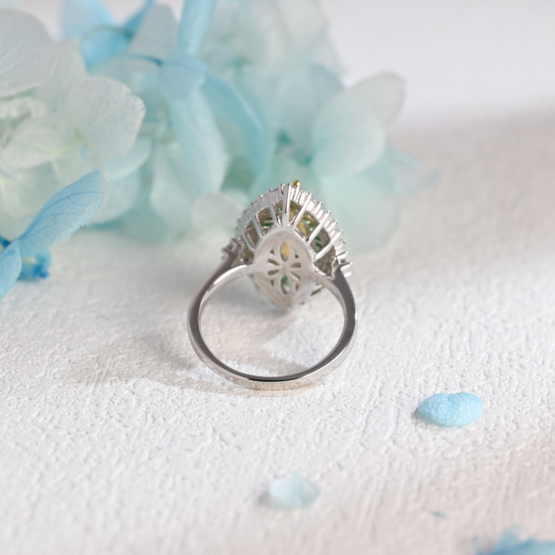 Marquise-Cut-Yellow-Moissanite-engagement-ring-solid-gold-ring-promise-ring-gift