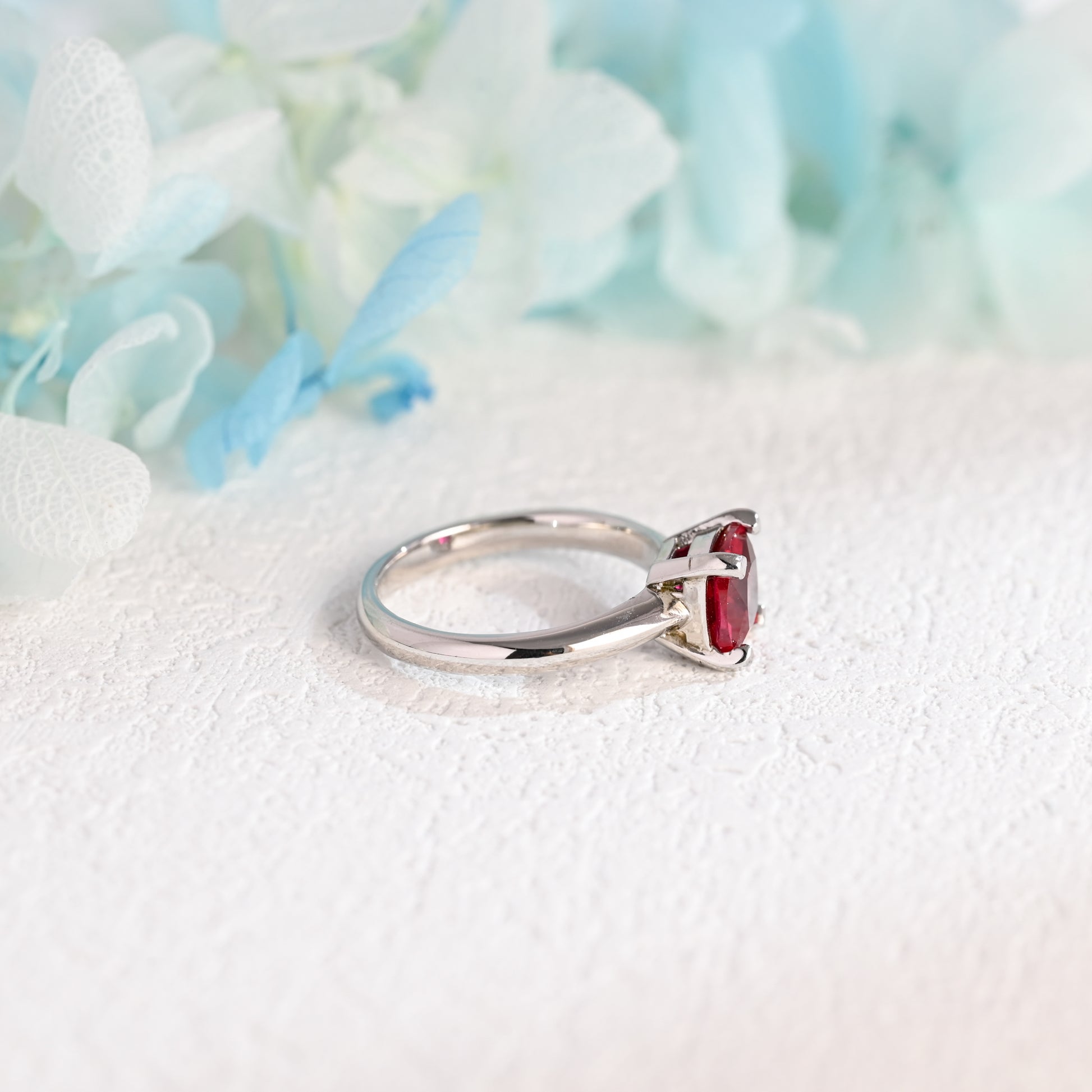 Cushion-Cut-Ruby-engagement-ring-solid-gold-ring-promise-ring-gift