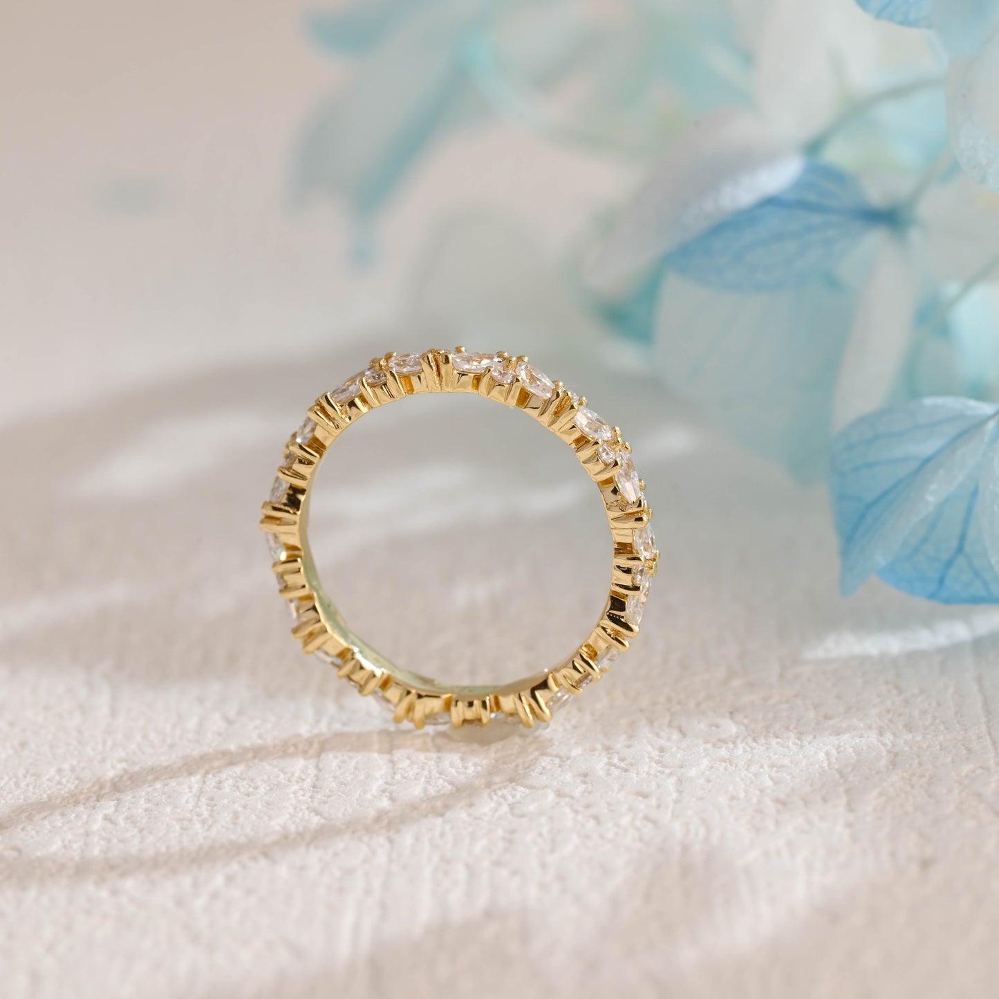 solid-gold-full-eternity-marquise-round-cut-moissanite-wedding-ring-band